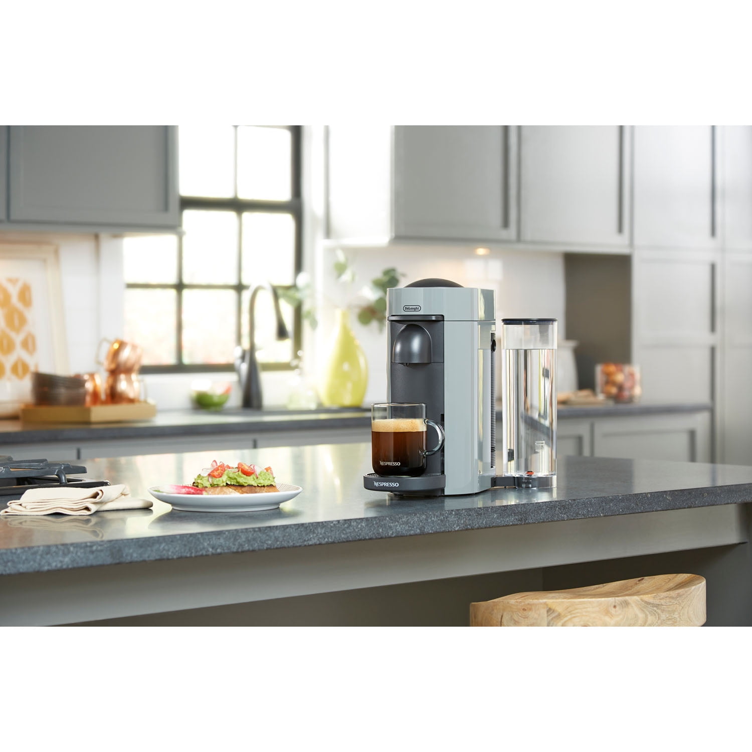 Nespresso New Vertuo Plus Coffee and Espresso Machine by De'Longhi, Gray, Single-Serve Brewers - Image 13