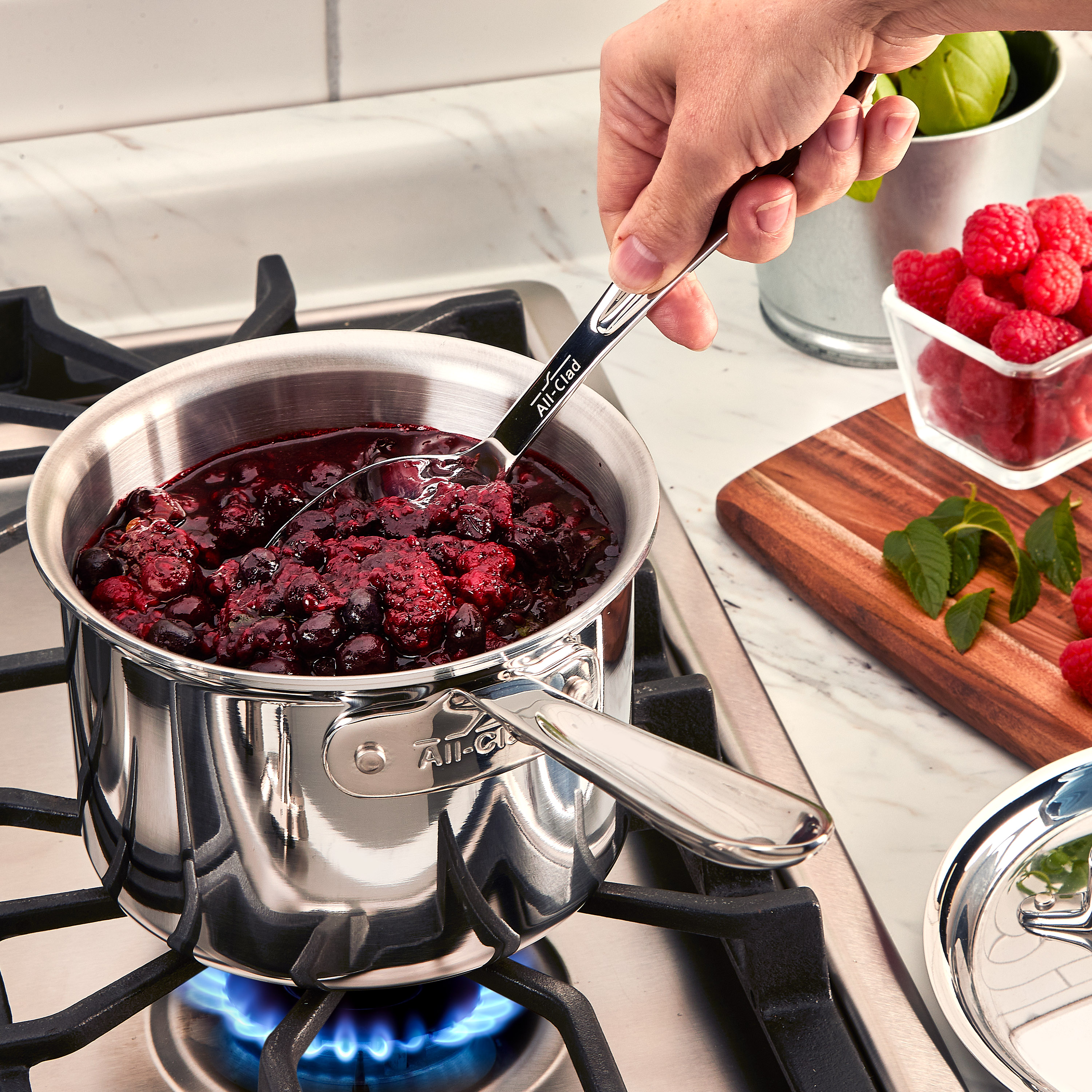 All-Clad Cook & Serve Stainless Steel Tool Set, 6 piece - Image 3