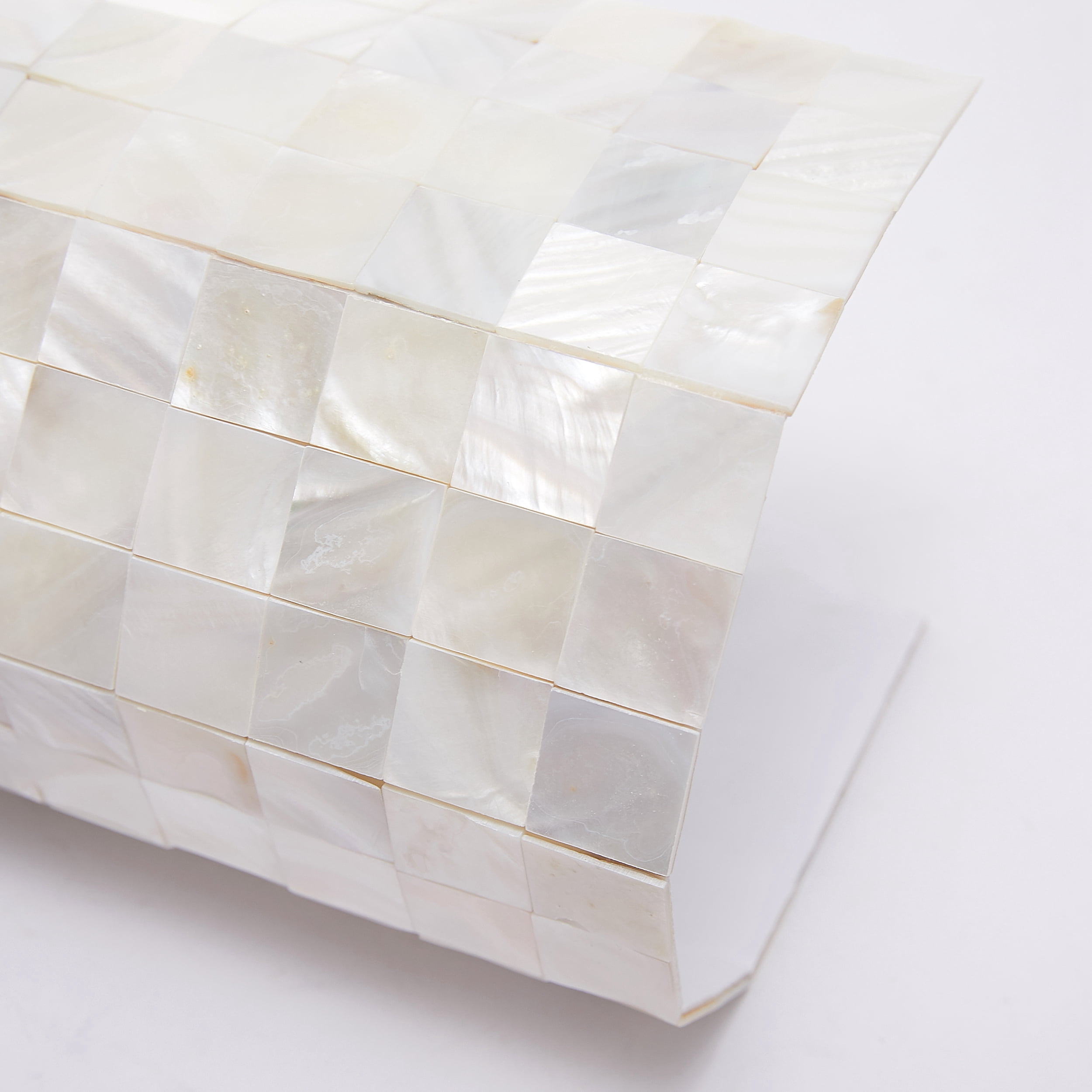 Acopelo Peel and Stick Mother of Pearl Mosaic Tile Natural White 12" x 12" for Backsplash, Kitchen Wall, Fireplace - 6 Tiles - Image 7