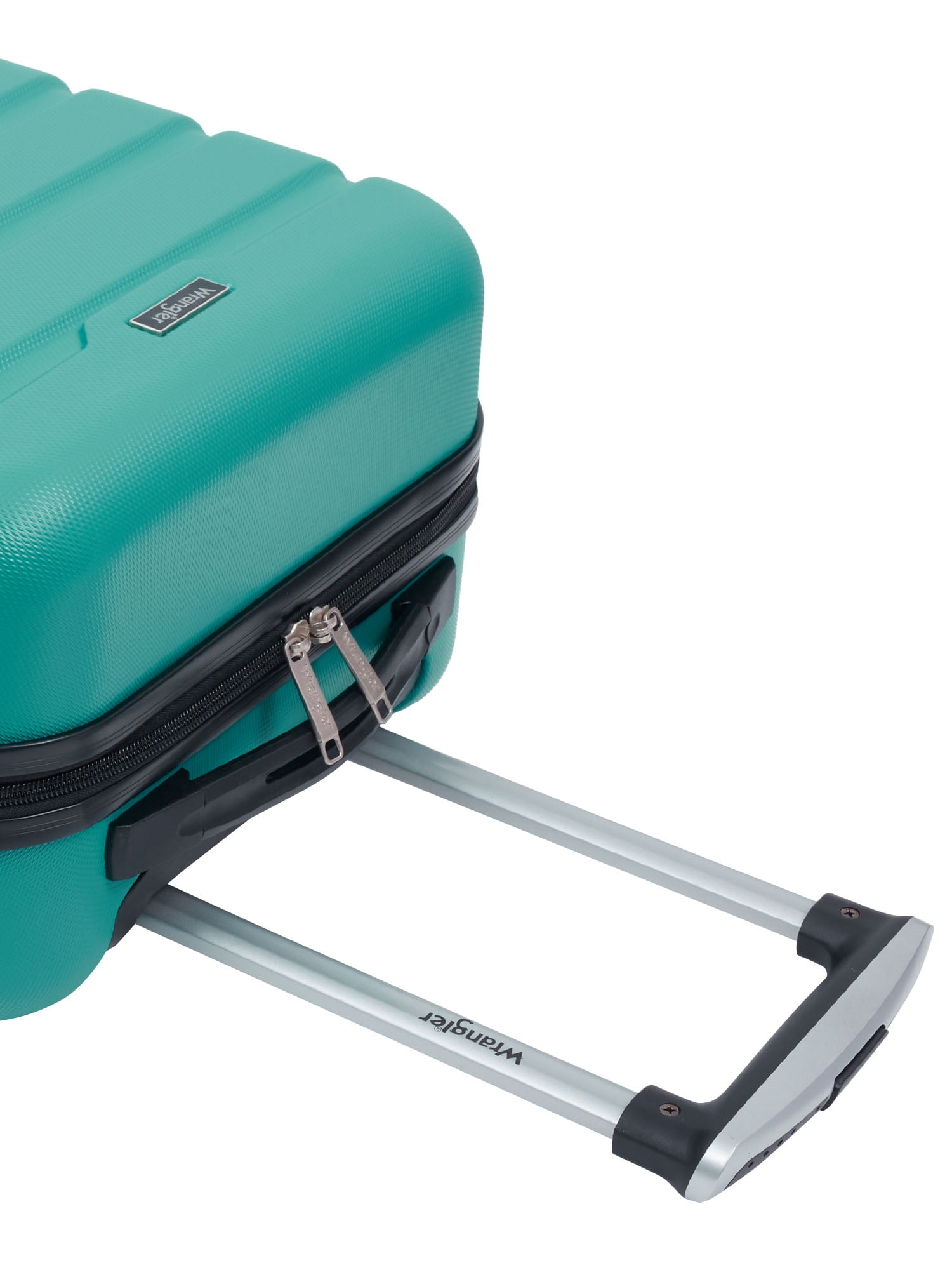 Wrangler 20-inch Rolling Hard Side Carry-on Spinner Luggage, Teal - Image 8