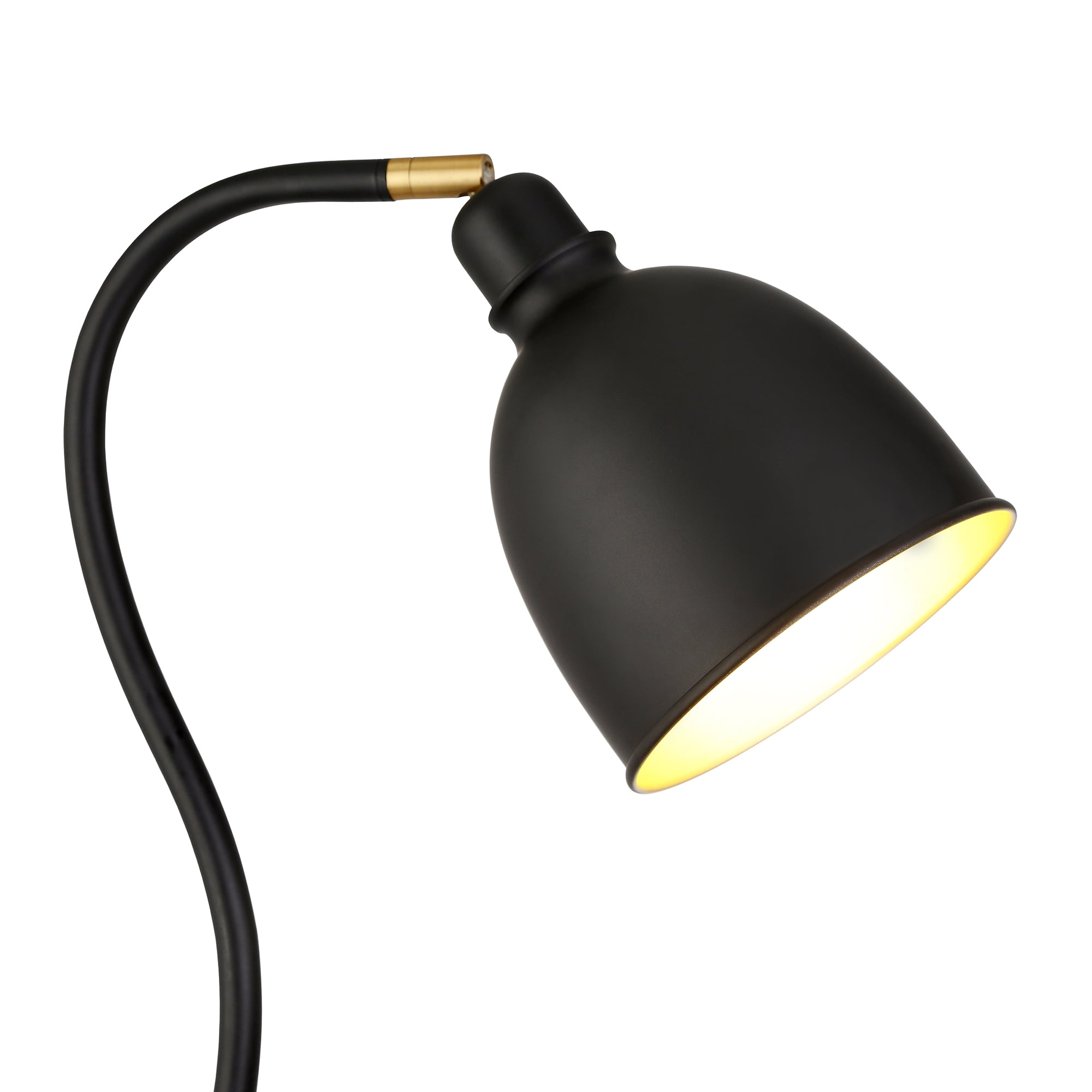 Evelyn&Zoe Vincent Adjustable/Arc Floor Lamp with Metal Shade in Blackened Bronze/Blackened Bronze - Image 12