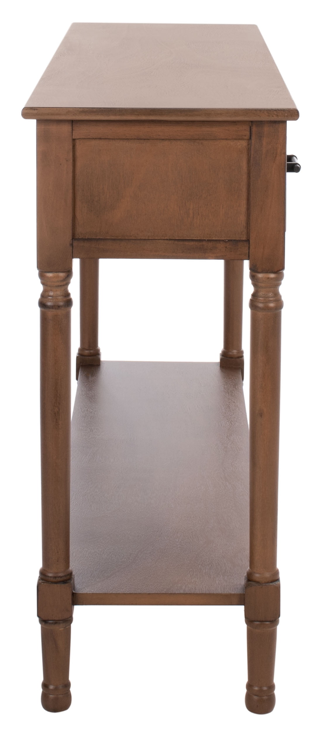 SAFAVIEH Peyton French Brown Wood Console Table with Drawer (47.3 in. W x 13 in. D x 29.5 in. H) - Image 13