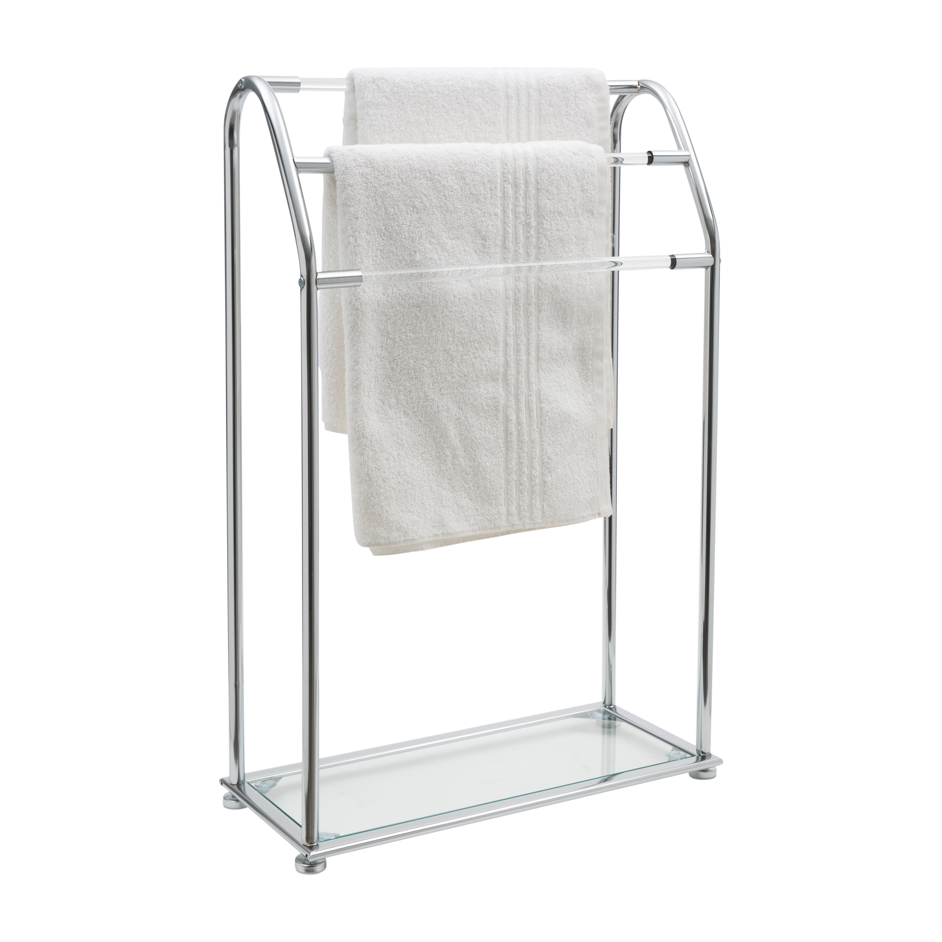 Organize It All Freestanding Acrylic Towel Rack - Image 7