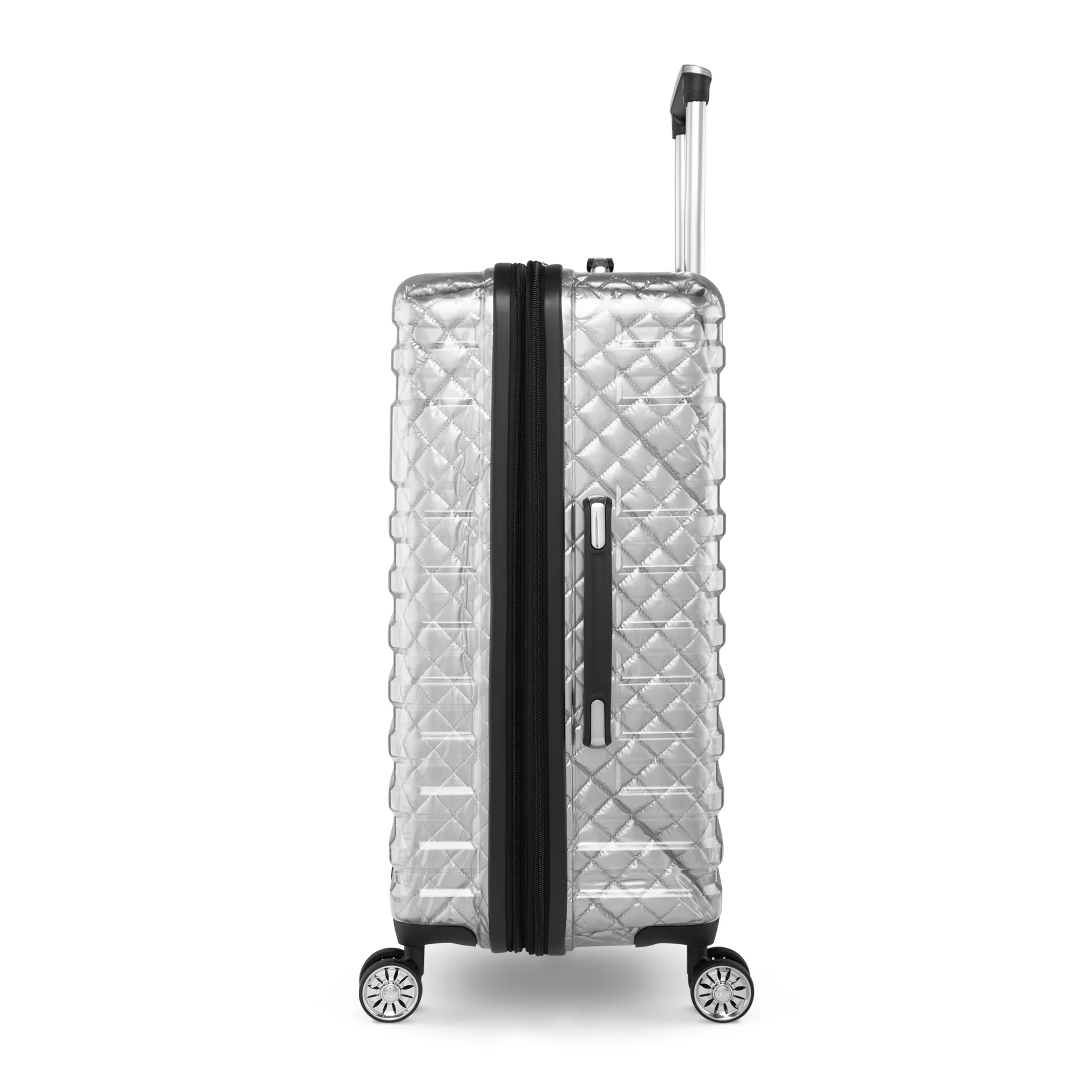 IFLY - Spectre Versus Clear Silver Hardside Luggage 24 Inch Checked Luggage - Image 8