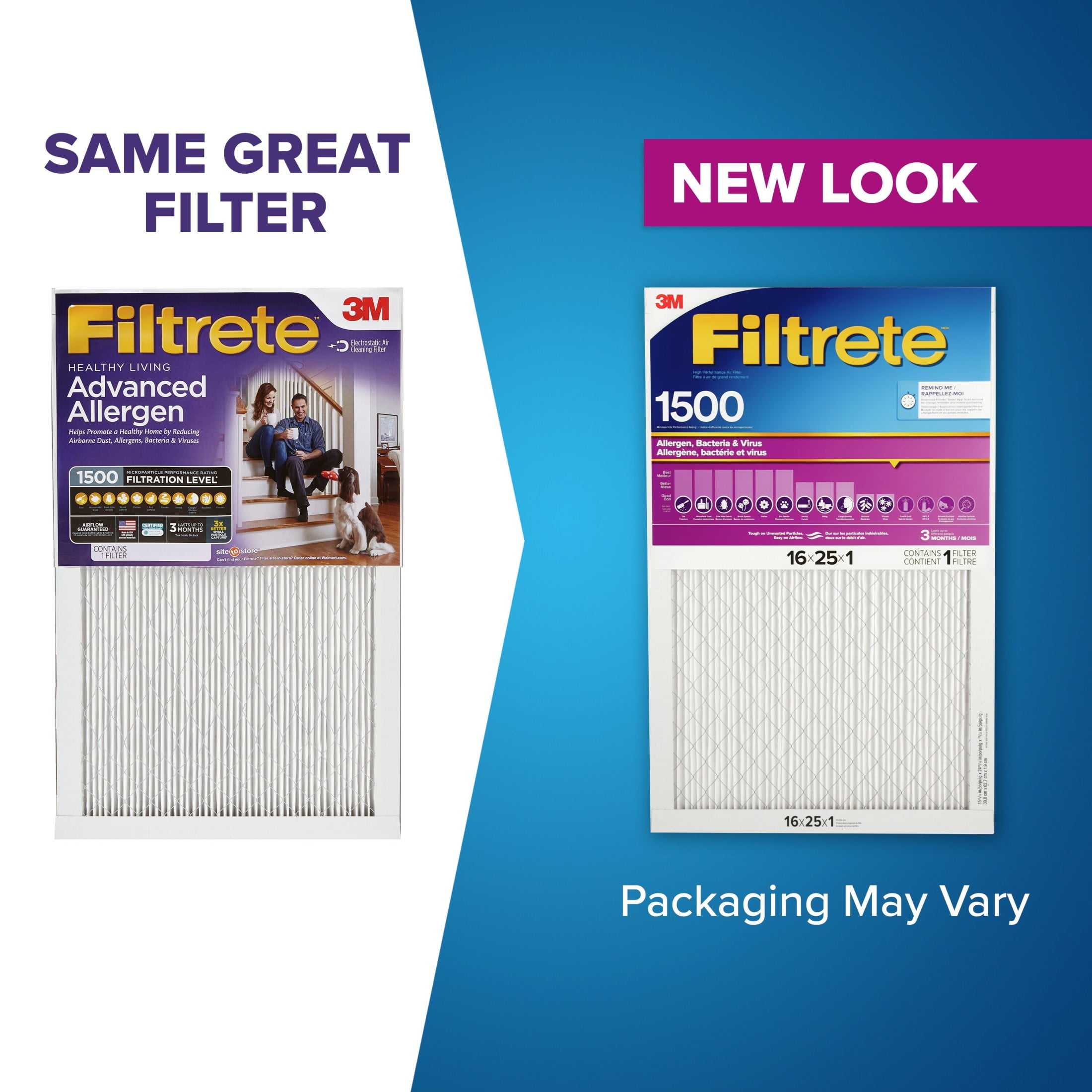 Filtrete 12x12x1 HVAC Furnace Air Filter, MPR 1500 MERV 12, Allergen, Bacteria, Virus, 4 Pack - Image 11