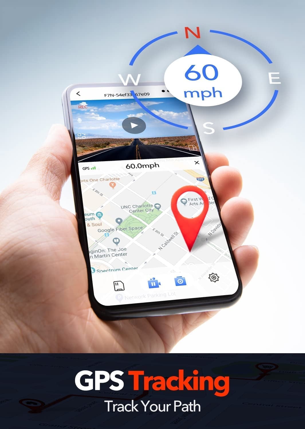 REDTIGER 4K Dash Cam, Dual Dash Camera Built-in WiFi & GPS, 4K Front and 1080P Rear with Night Vision, Support 256GB Max - Image 5
