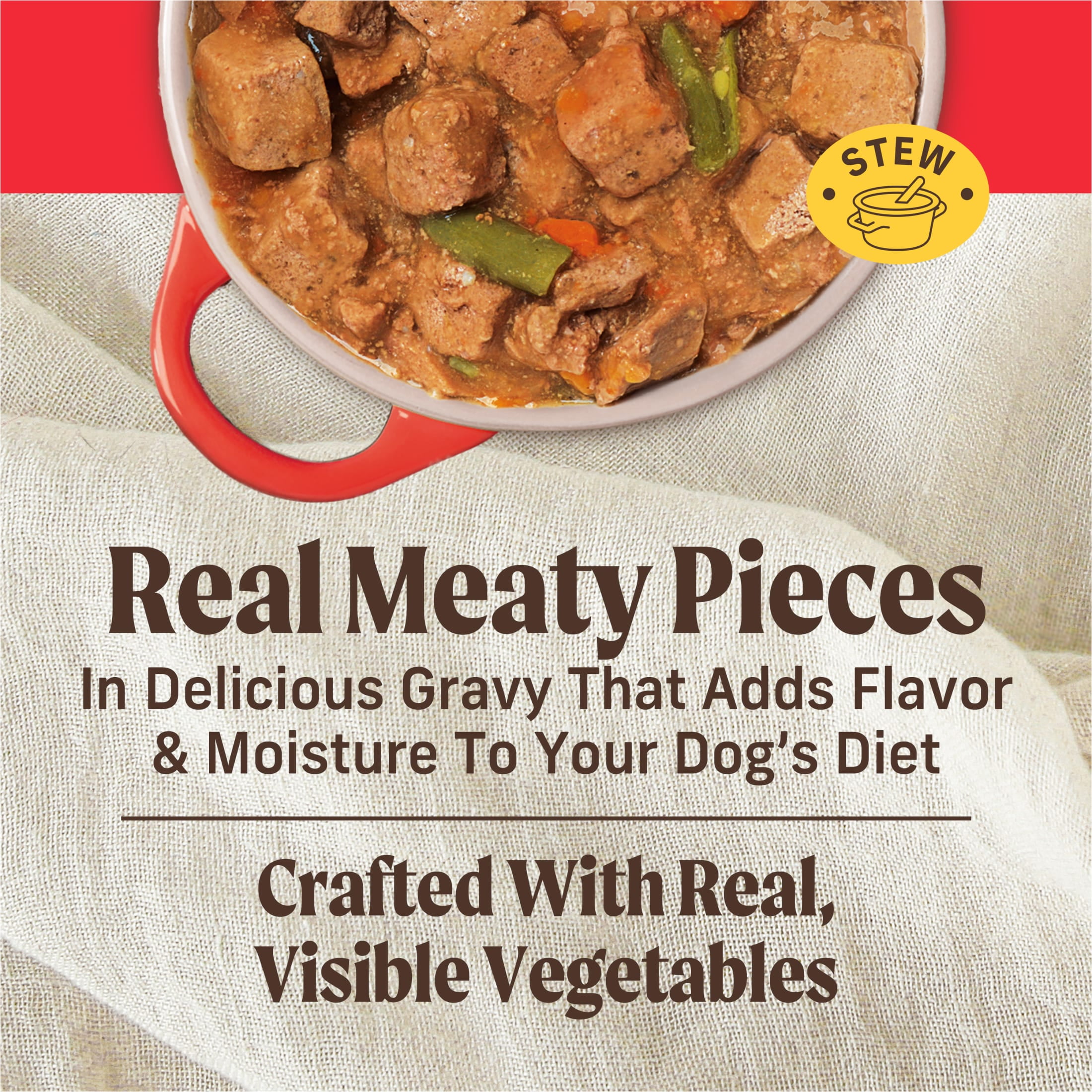 Merrick Cowboy Cookout Real Beef Gravy Wet Dog Food, Grain Free, 12.7 oz Can - Image 2