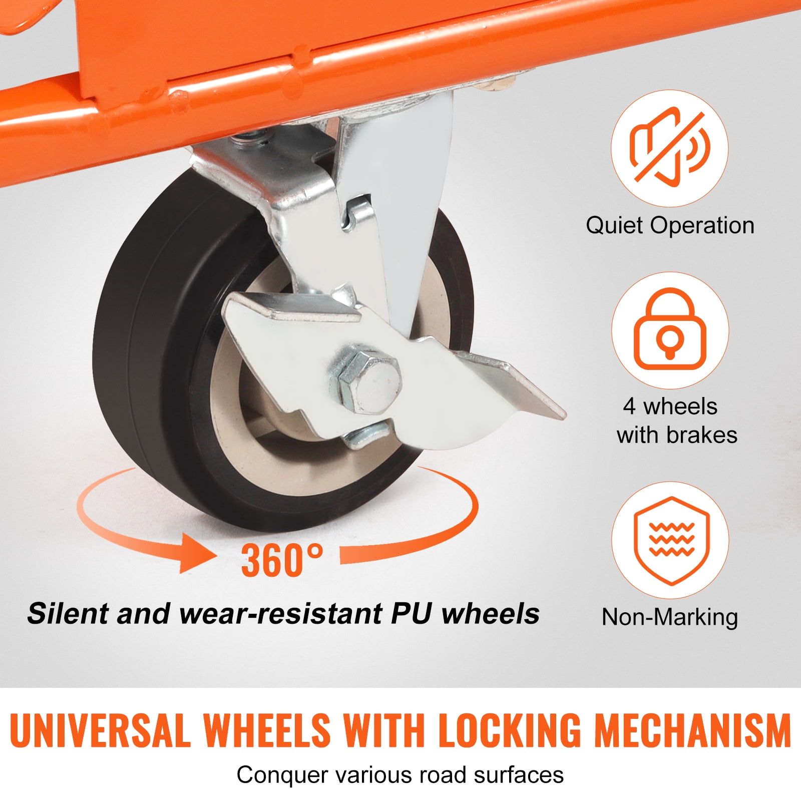 VEVOR Drywall Cart 3000 lbs Panel Cart Dolly Handling Sheetrock Sheet Panel - Image 5