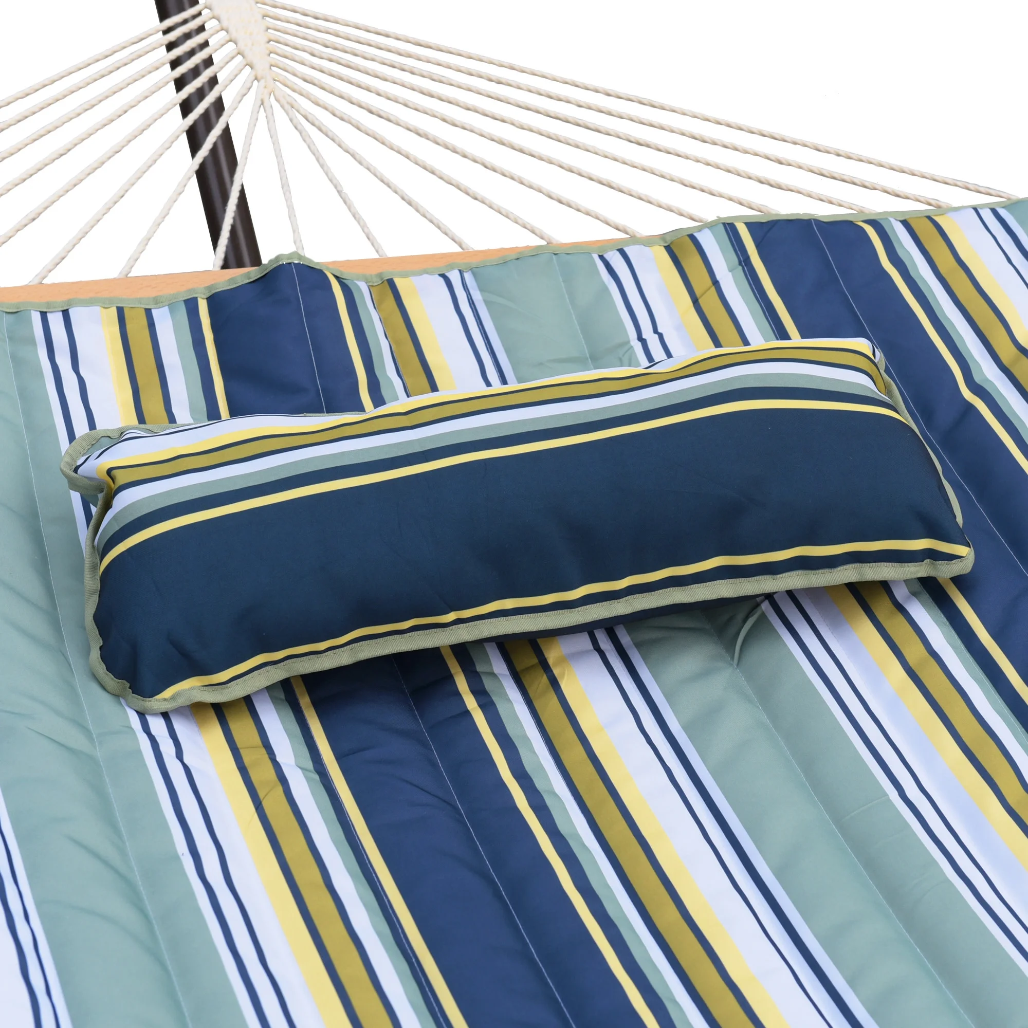 Island Retreat Coastal Stripe Pillow & Pad Set for Hammocks - Image 3