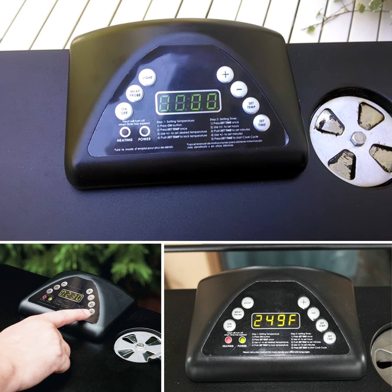 YAOAWE 9907100001 Control Panel Replacement for Masterbuilt, Digital Controller Fit for Masterbuilt 20070311, 20070411, 20072614 Electric Smoker - Image 3