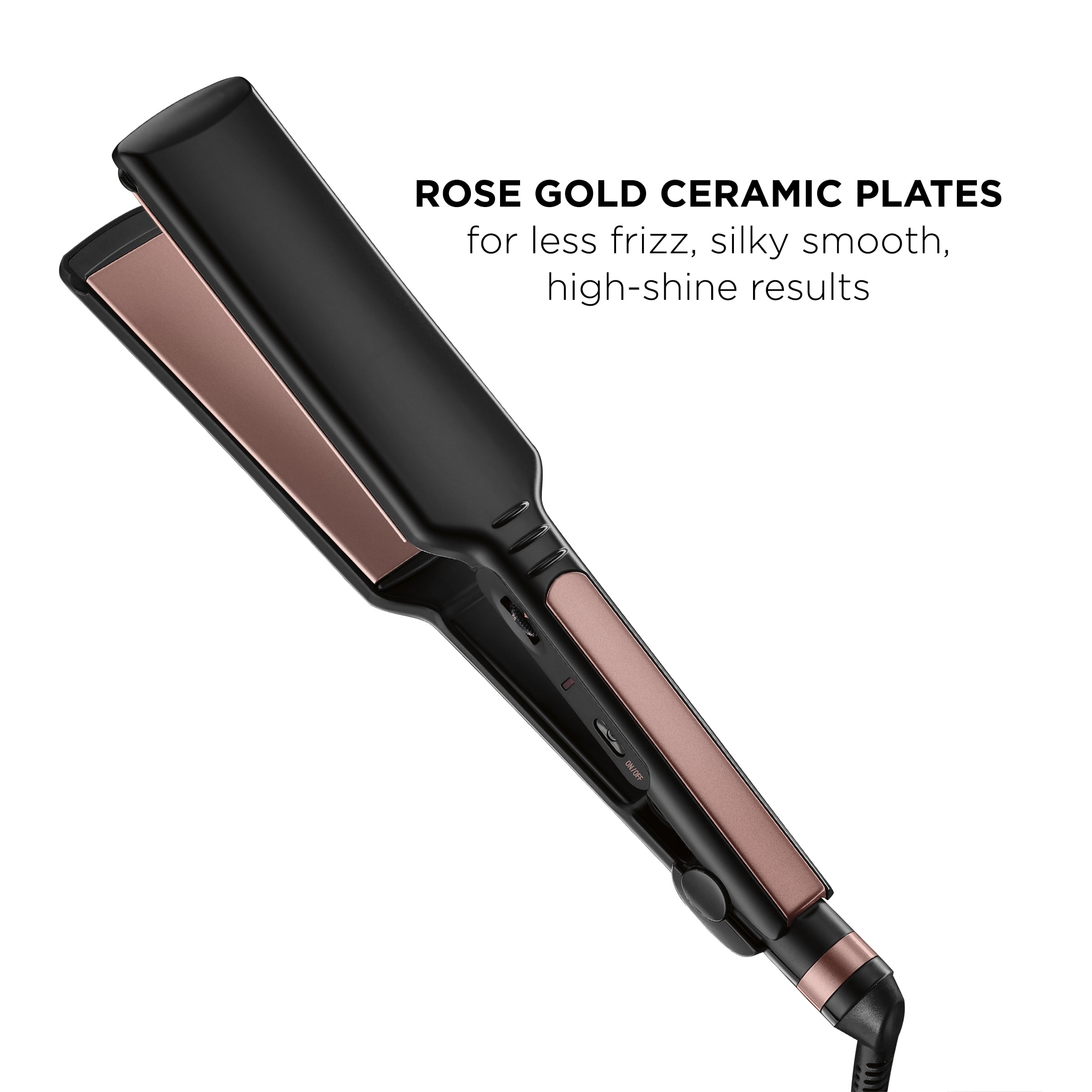 InfinitiPRO by Conair Rose Gold Titanium Ceramic Flat Iron, 1.75" CS812NN - Image 4