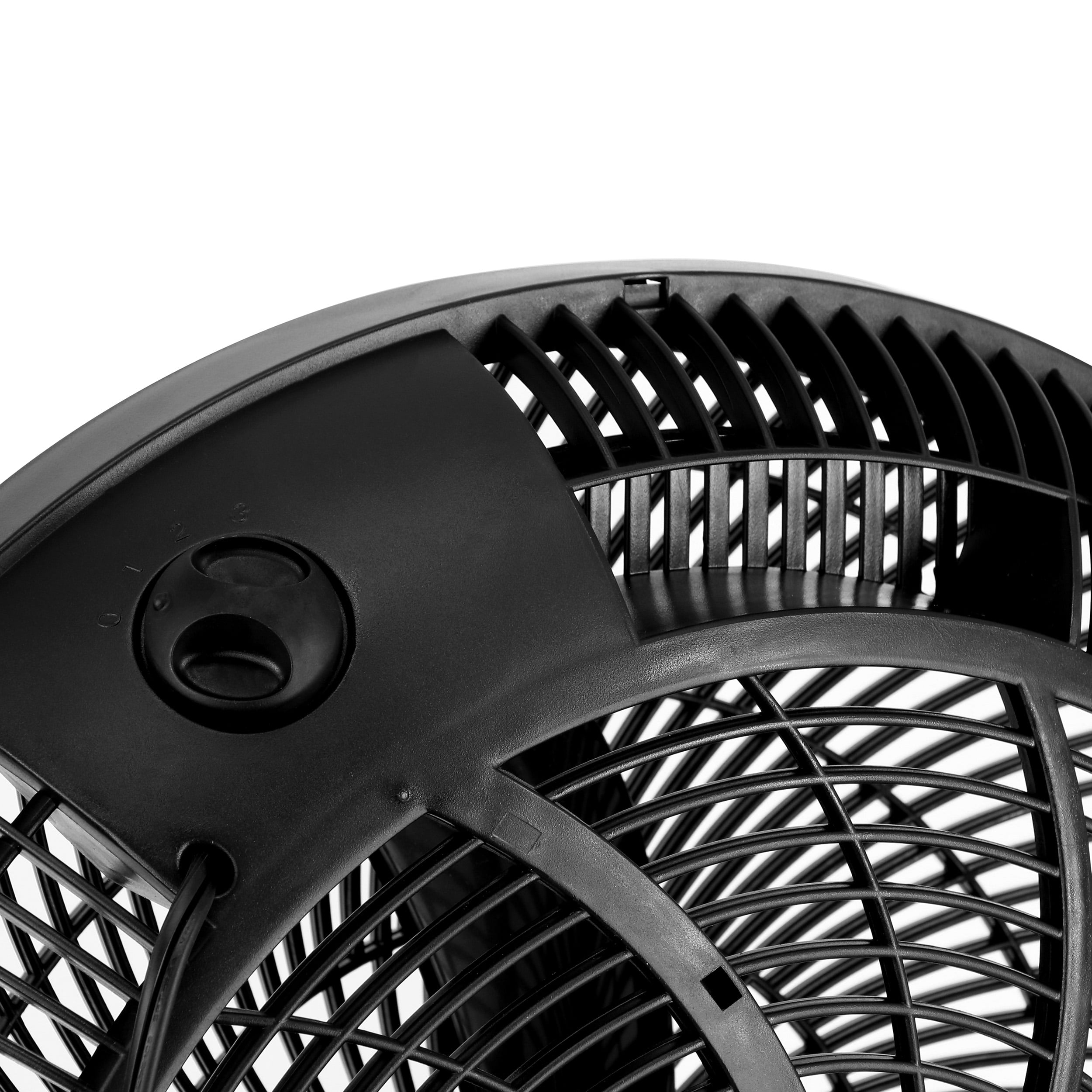 Air Monster 16 Inch Air Circulator 3 Speed Adjustable Angle Floor Fan in Black - Image 5