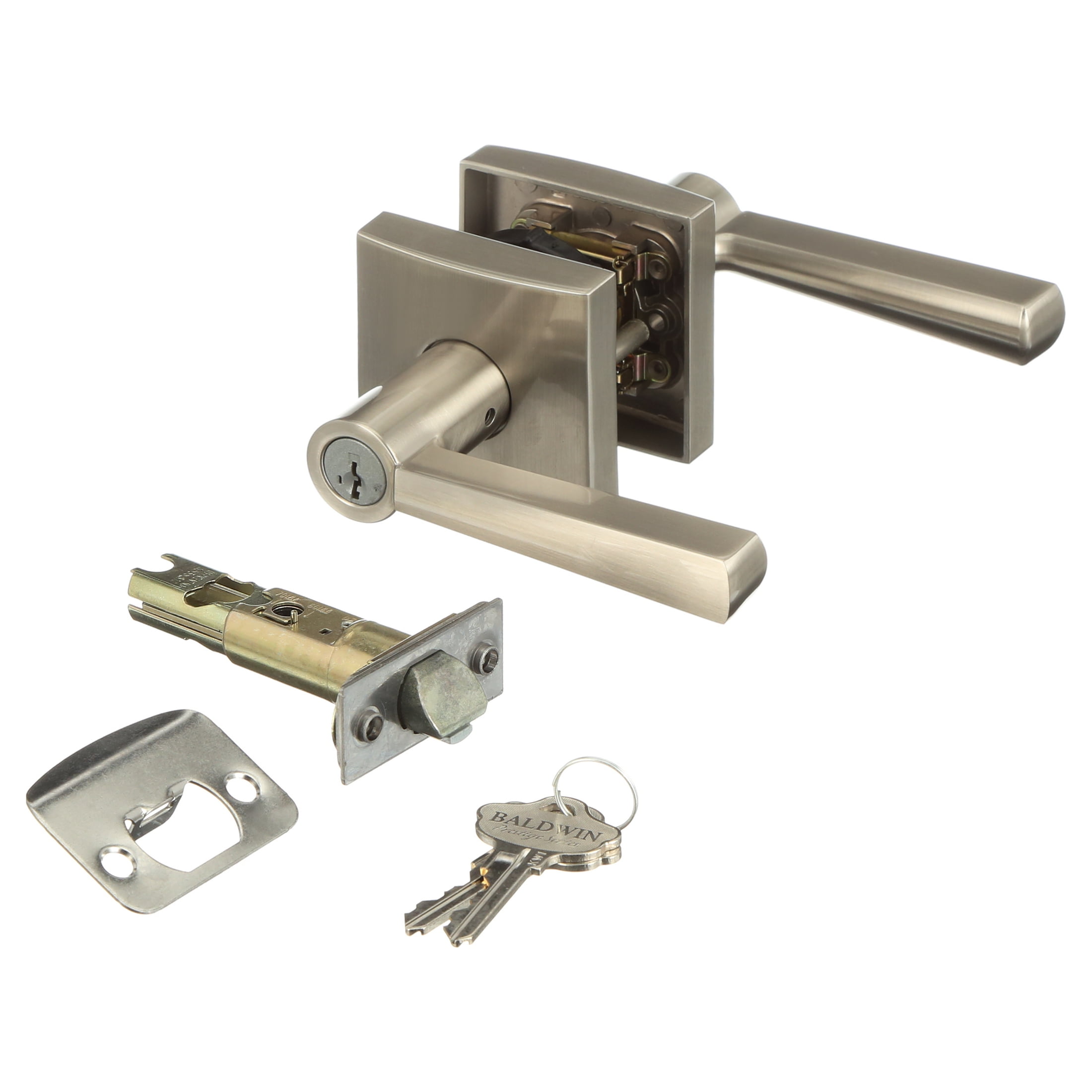 Baldwin Spyglass Entry Lever Featuring Smartkey® in SN - Image 5
