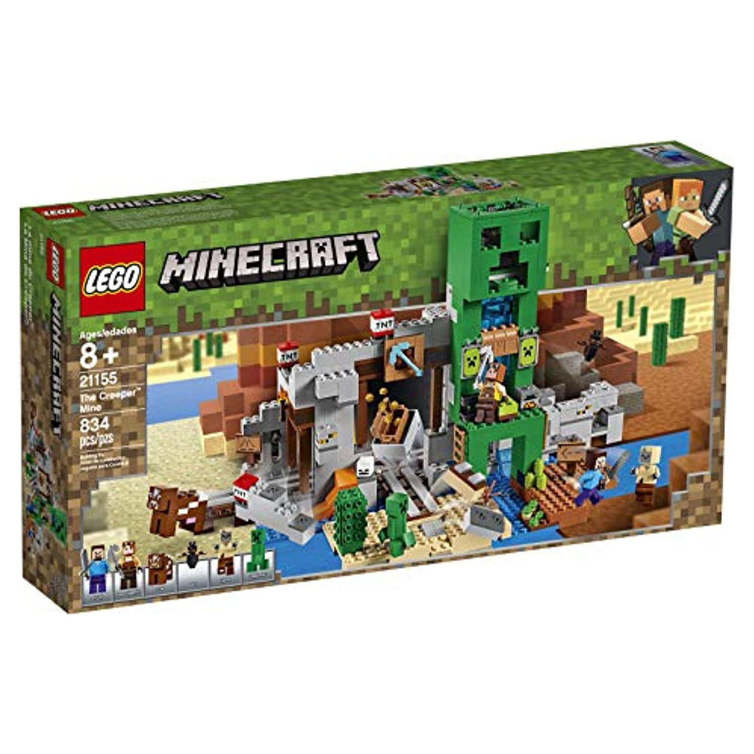 LEGO Minecraft The Creeper Mine 21155 Building Kit (834 Pieces) - Image 7
