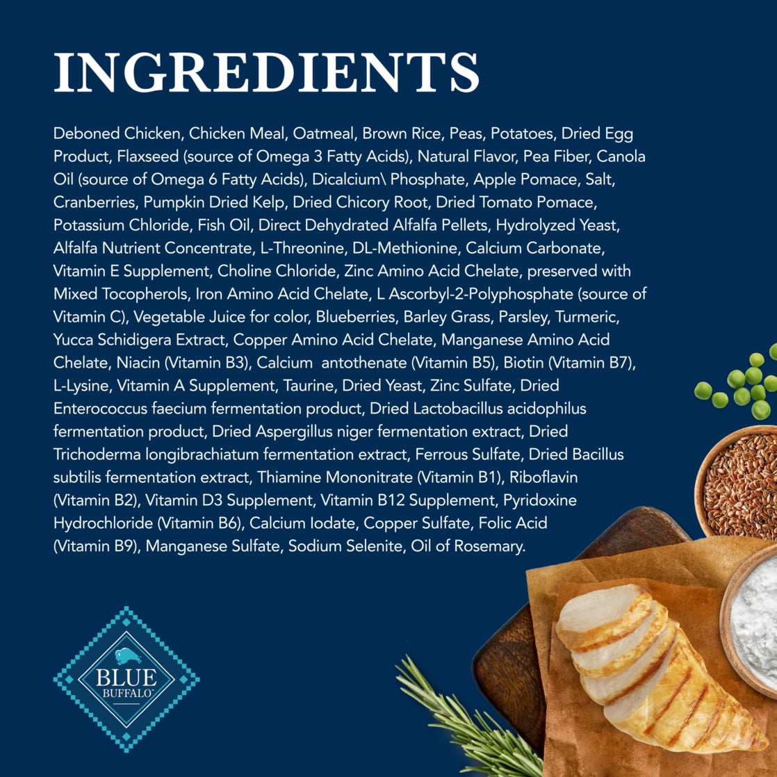 Blue Buffalo Natural Veterinary Diet GI Support Dry Dog Food, Chicken, 22-lb. Bag - Image 2