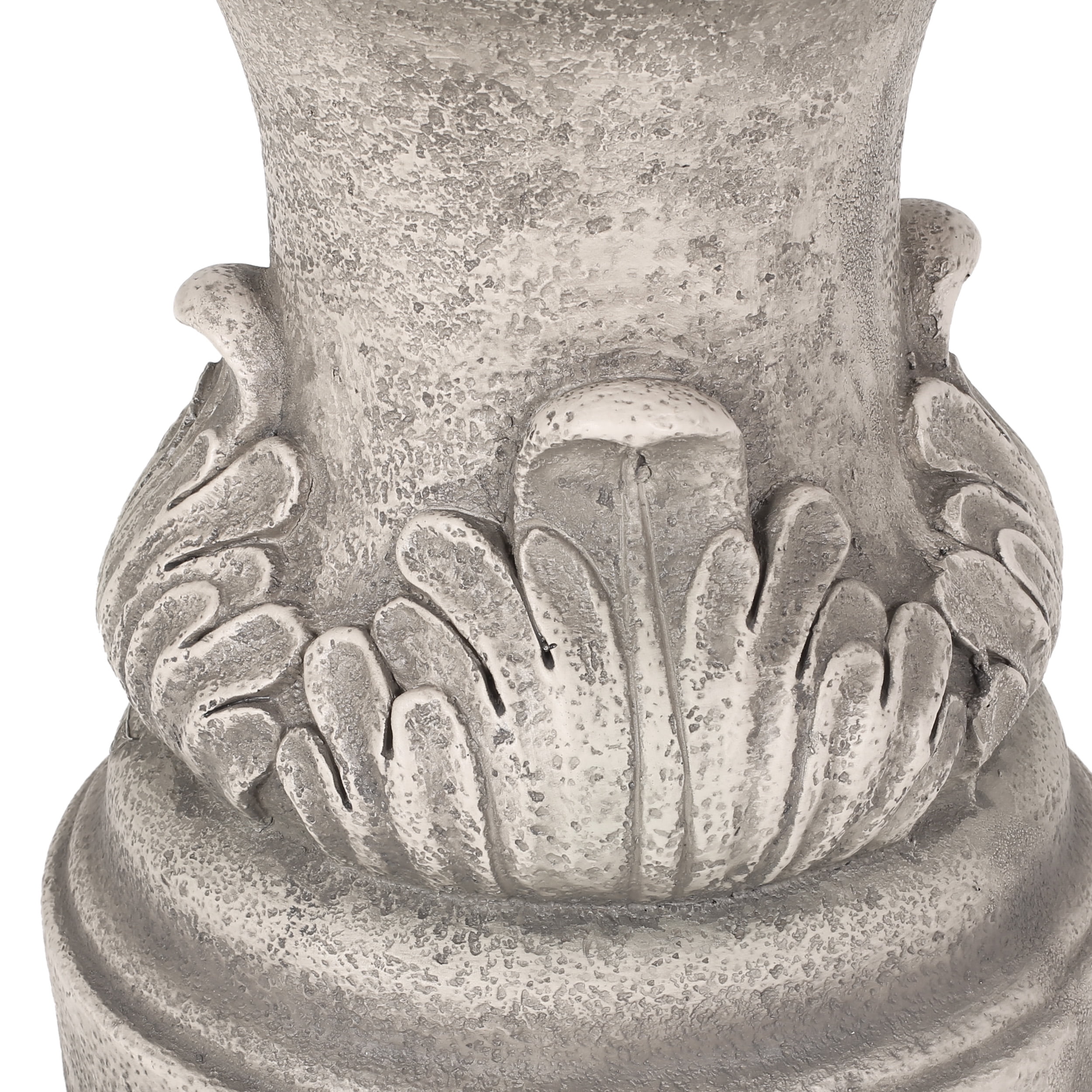 Noble House Shaffer Outdoor 4 Spout Fountain, Light Brown - Image 6