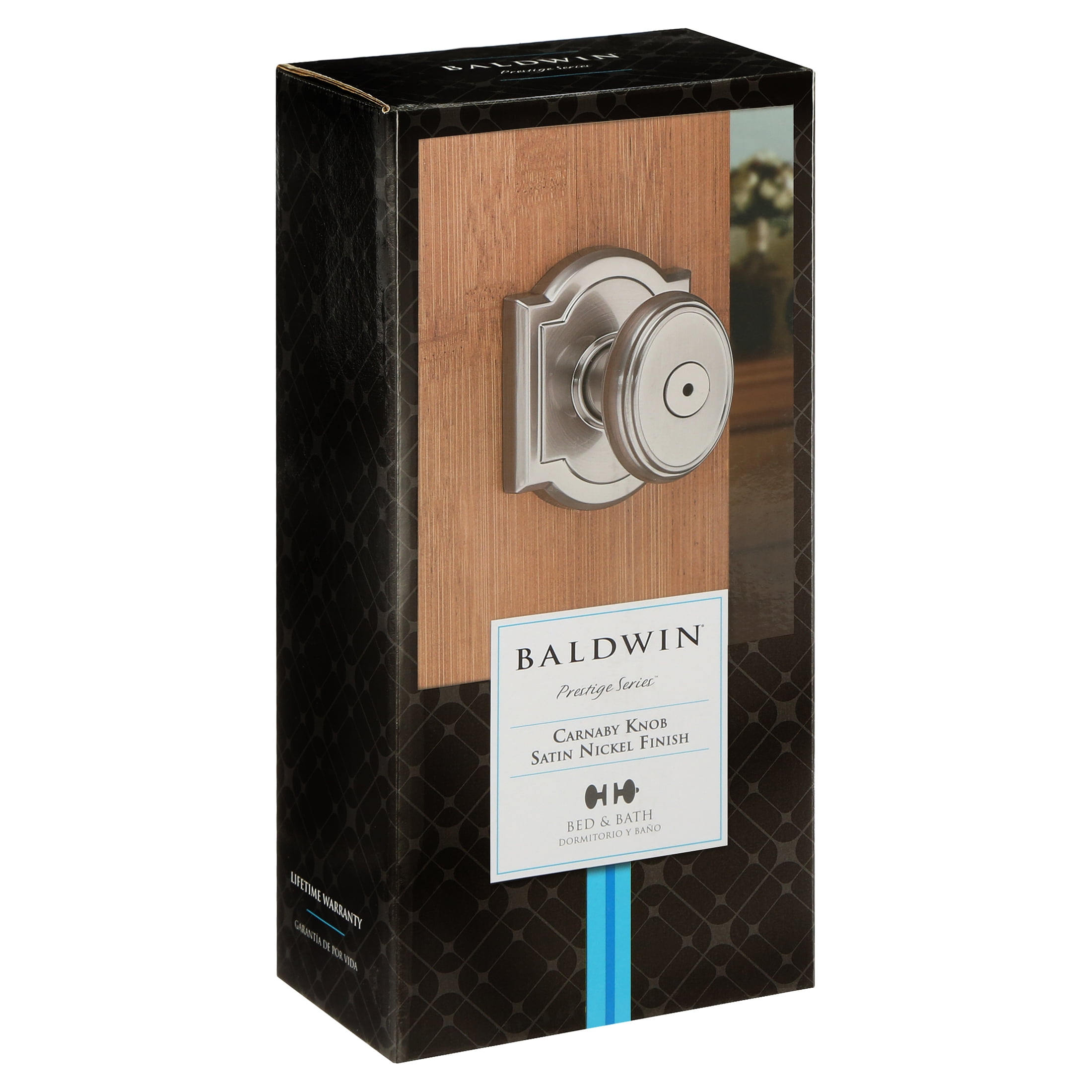 Baldwin Prestige Carnaby Half-Dummy Knob, Timeless Beauty Doorknob, Satin Nickel - Image 5