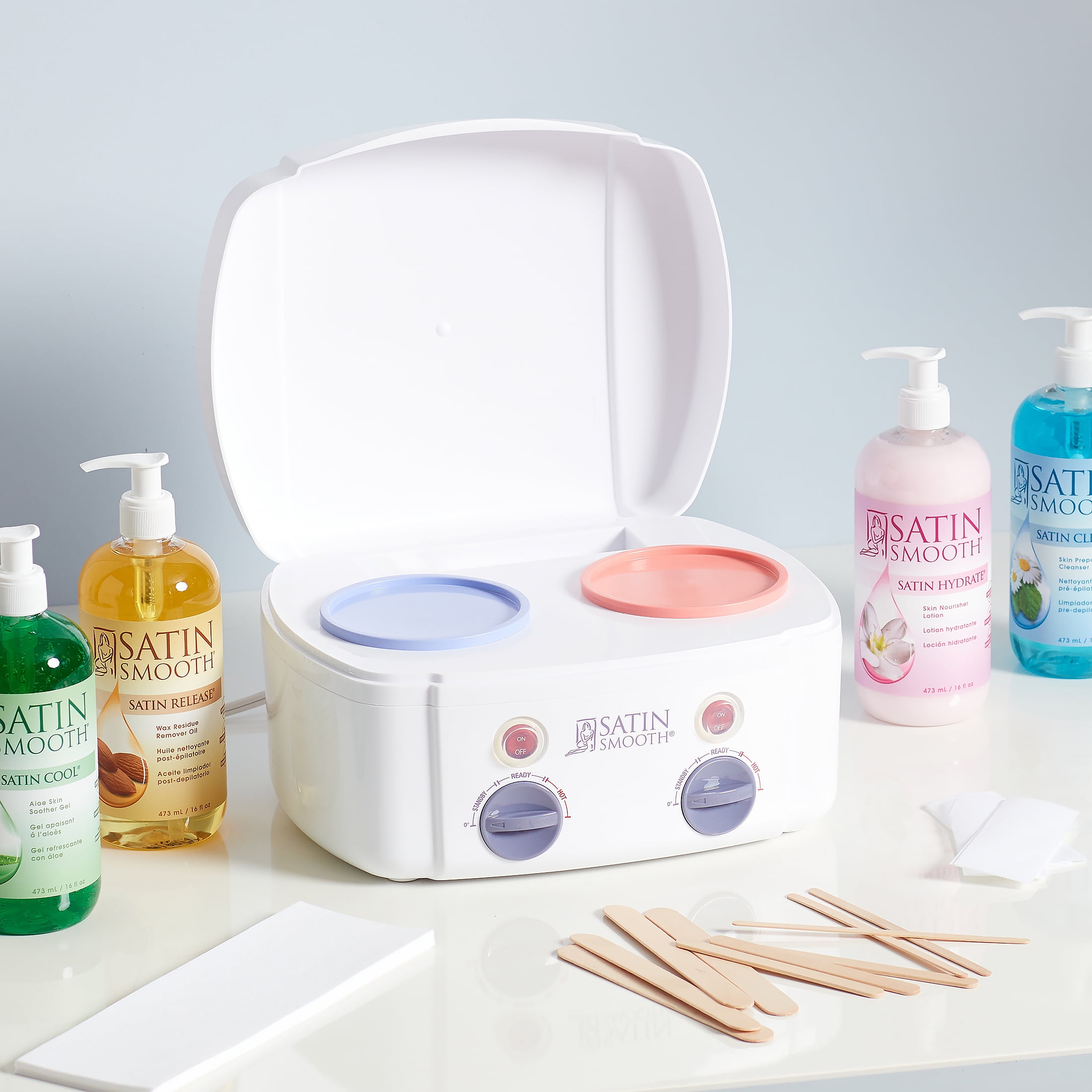 Satin Smooth Double Wax Warmer Kit - Image 11