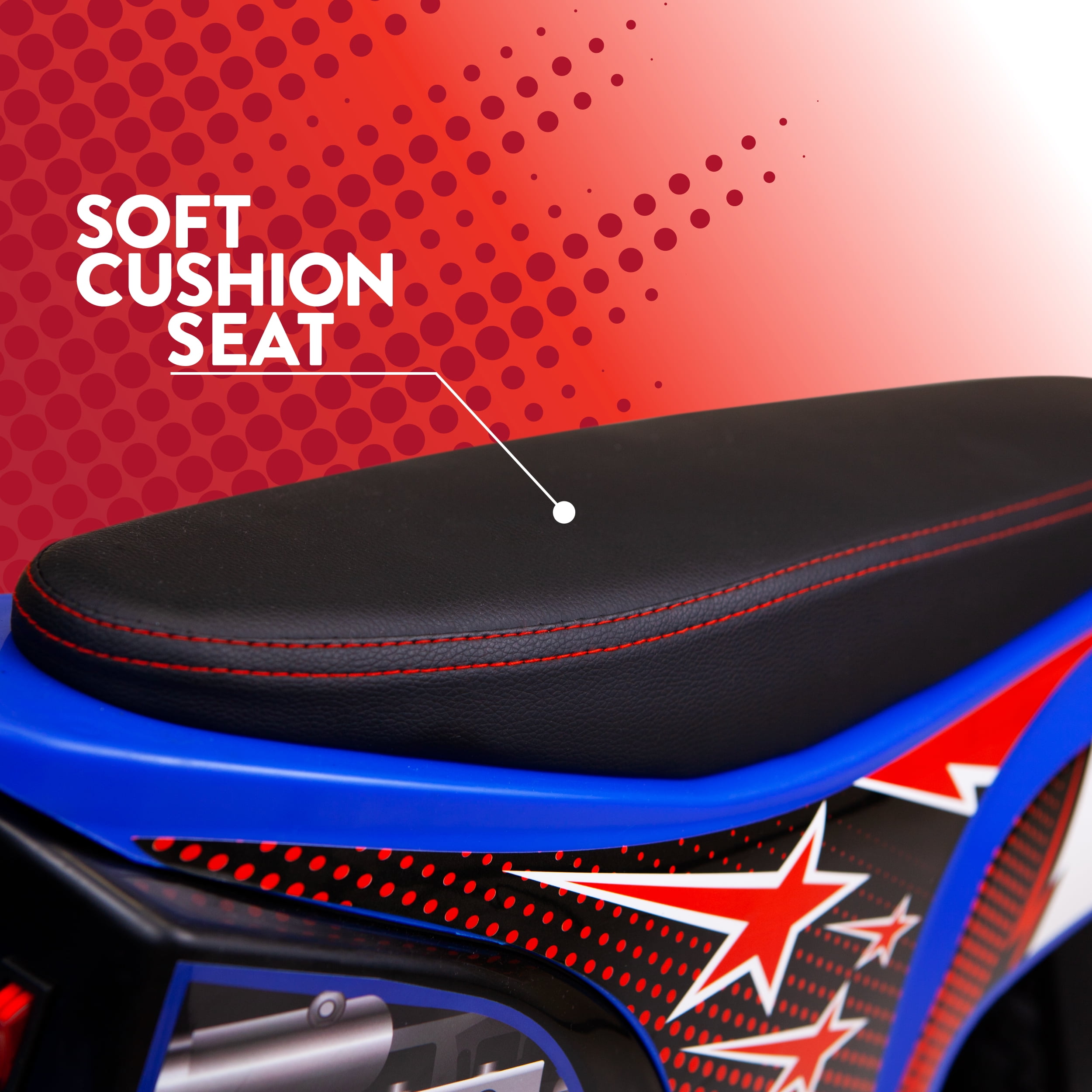 M8TRX Blue 24V Electric Dirt Bike, Ride on Toy Motorcycle for Kids and Teens Ages 13+ - Image 6