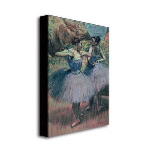 Trademark Fine Art "Dancers in Violet" Canvas Art by Edgar Degas - Image 3