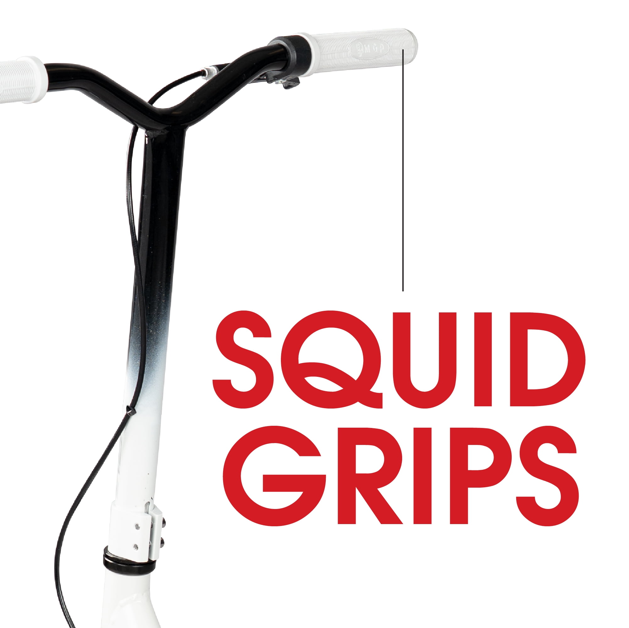 Madd Gear Urban Glide Commuter Scooter - White / Black - Image 4