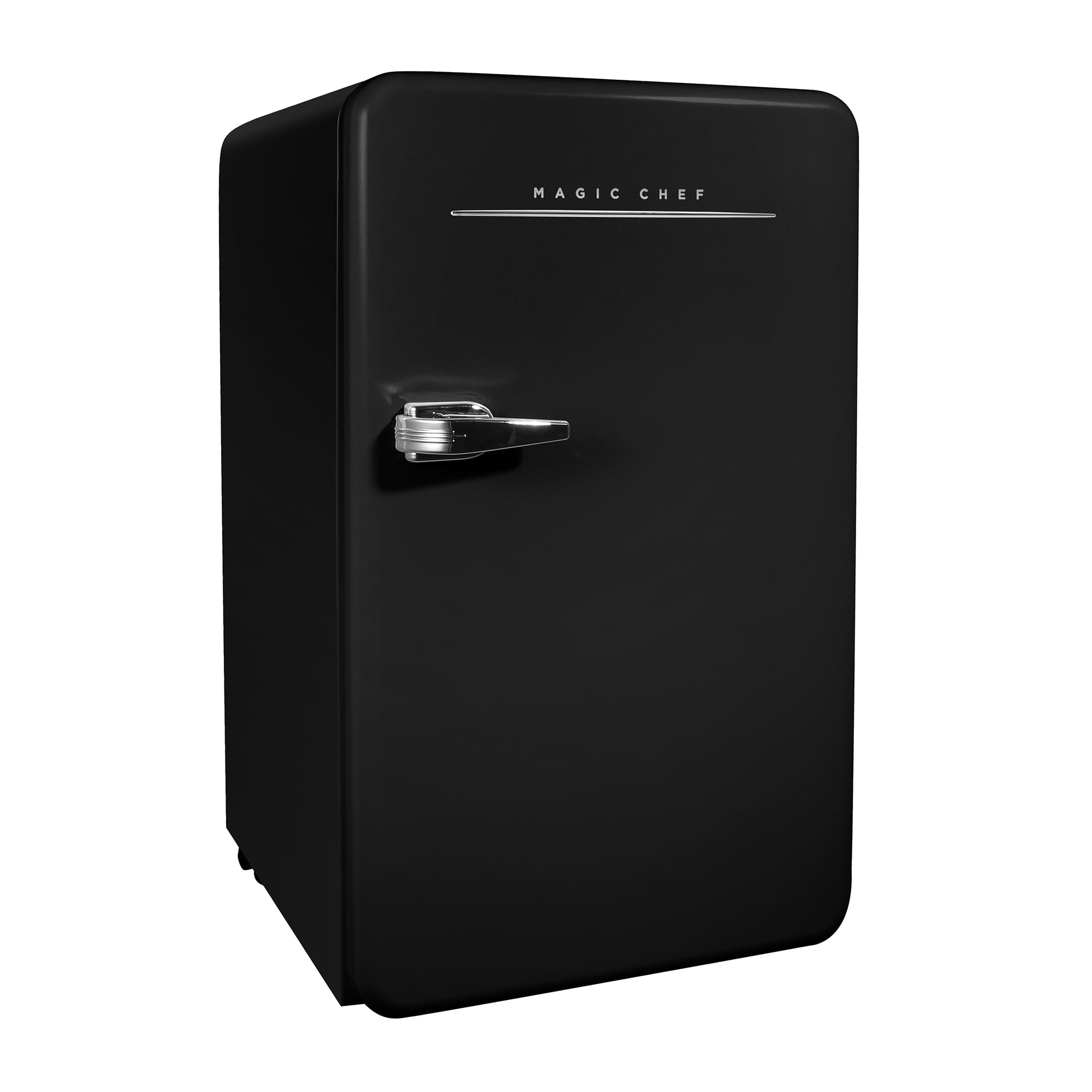 Magic Chef 3.2 cu. ft. Retro Mini Refrigerator in Black without Freezer in Black - Image 2