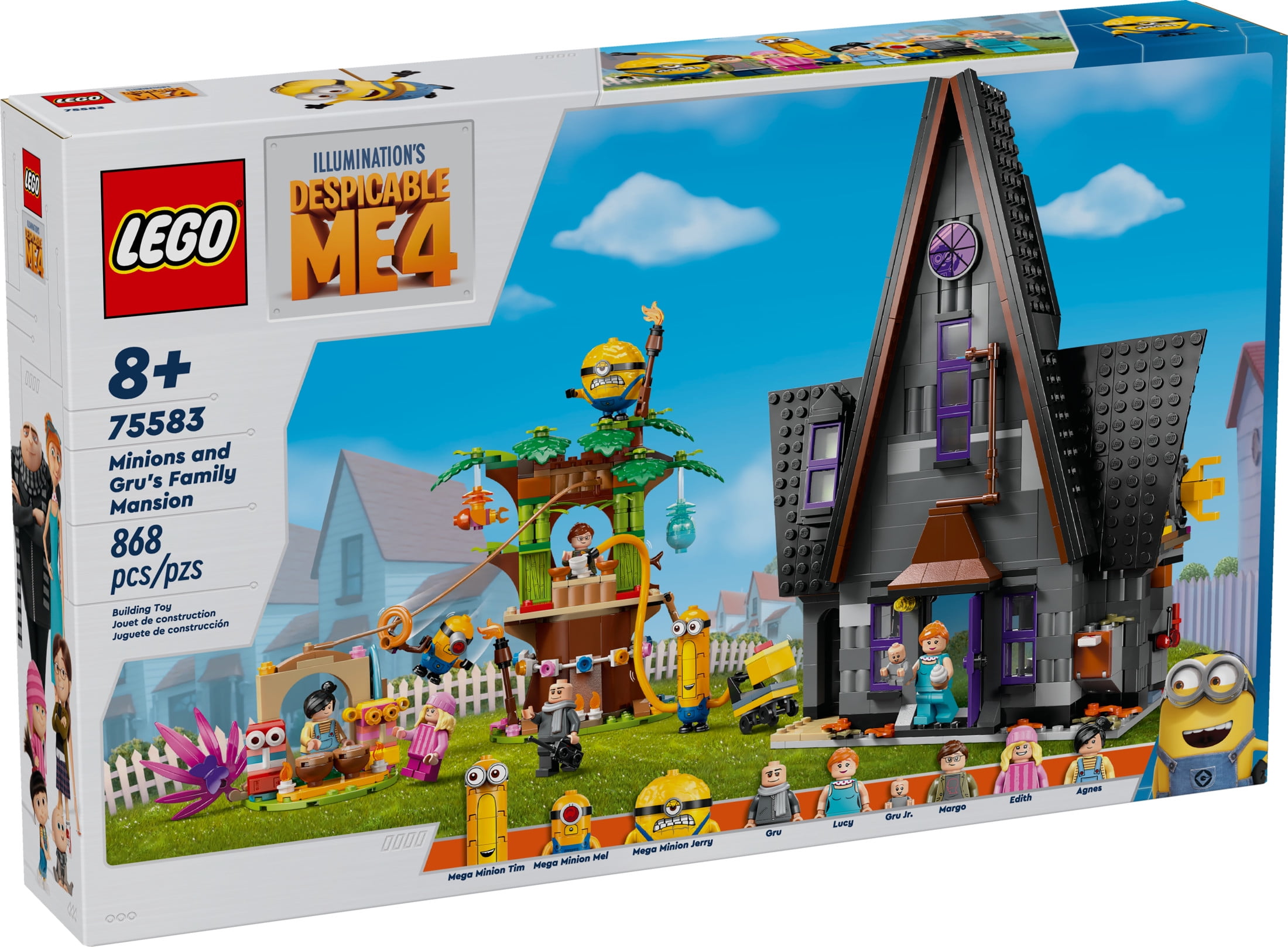 LEGO Despicable Me 4 Minions and Gru's Family Mansion - Minions Toy House and Treehouse from Movie - Creative Gift for Boys and Girls Aged 8+, 75583 - Image 5