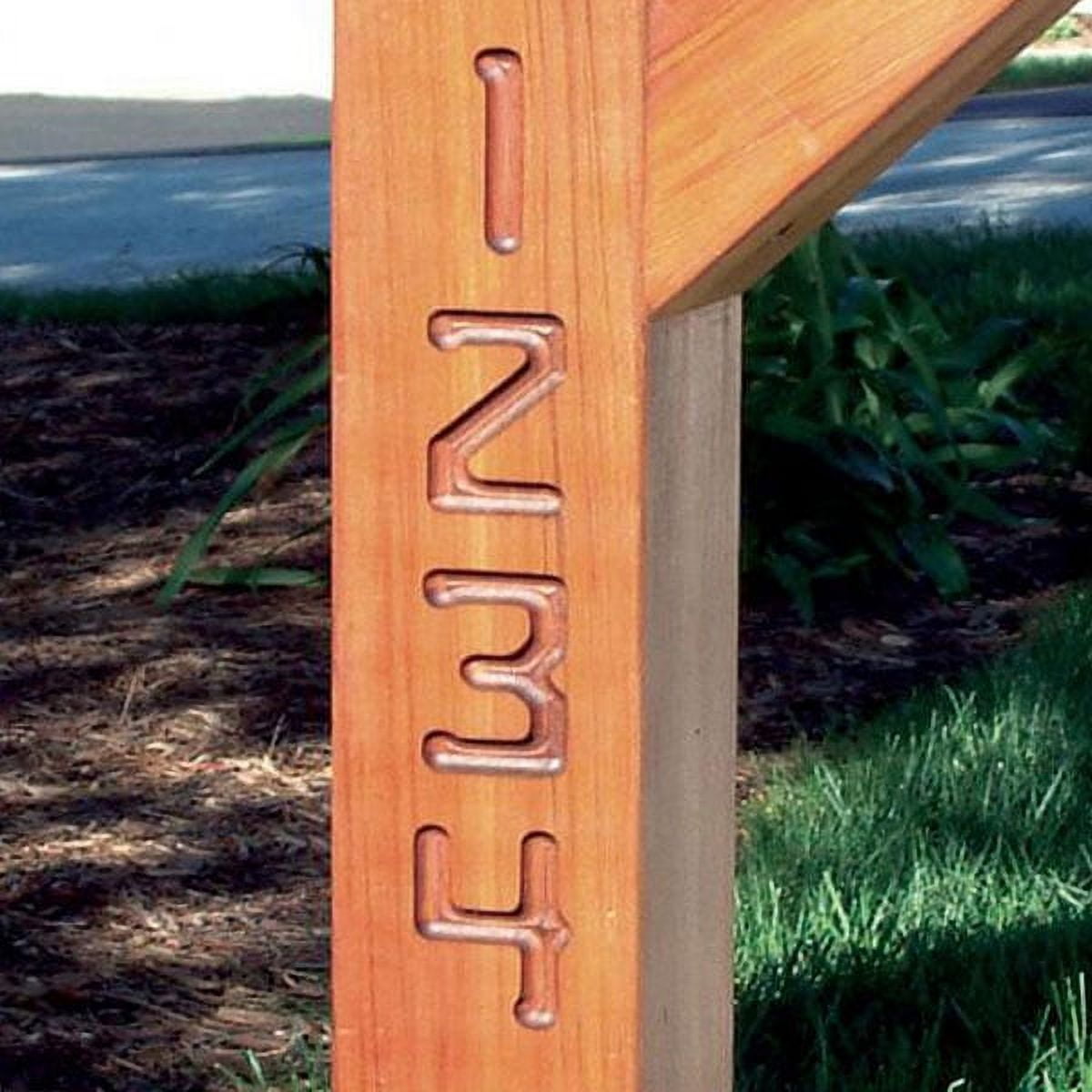 Milescraft 1212 SignPRO Sign Making Kit for Routers- 2.5 in. & 1.5 in. Horizontal Letters (166 templates), 1.5 in. & 2.5 in. Vertical Numbers (80 templates) - 3/8 in. Router Bit Included - Image 2