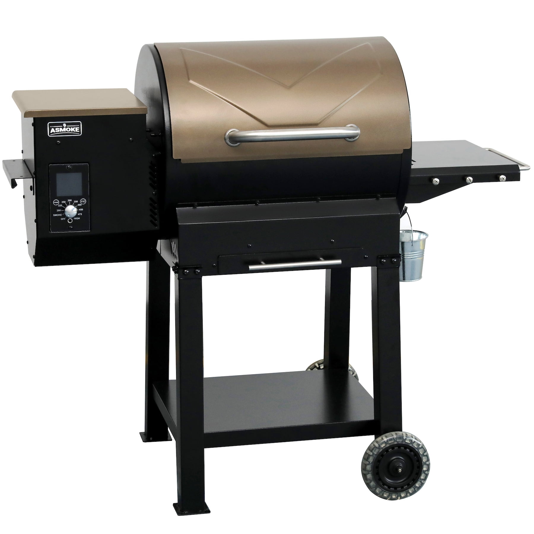 Asmoke AS550 Wood Pellet Grill Smoker 515 sq. in. Bronze - Image 4
