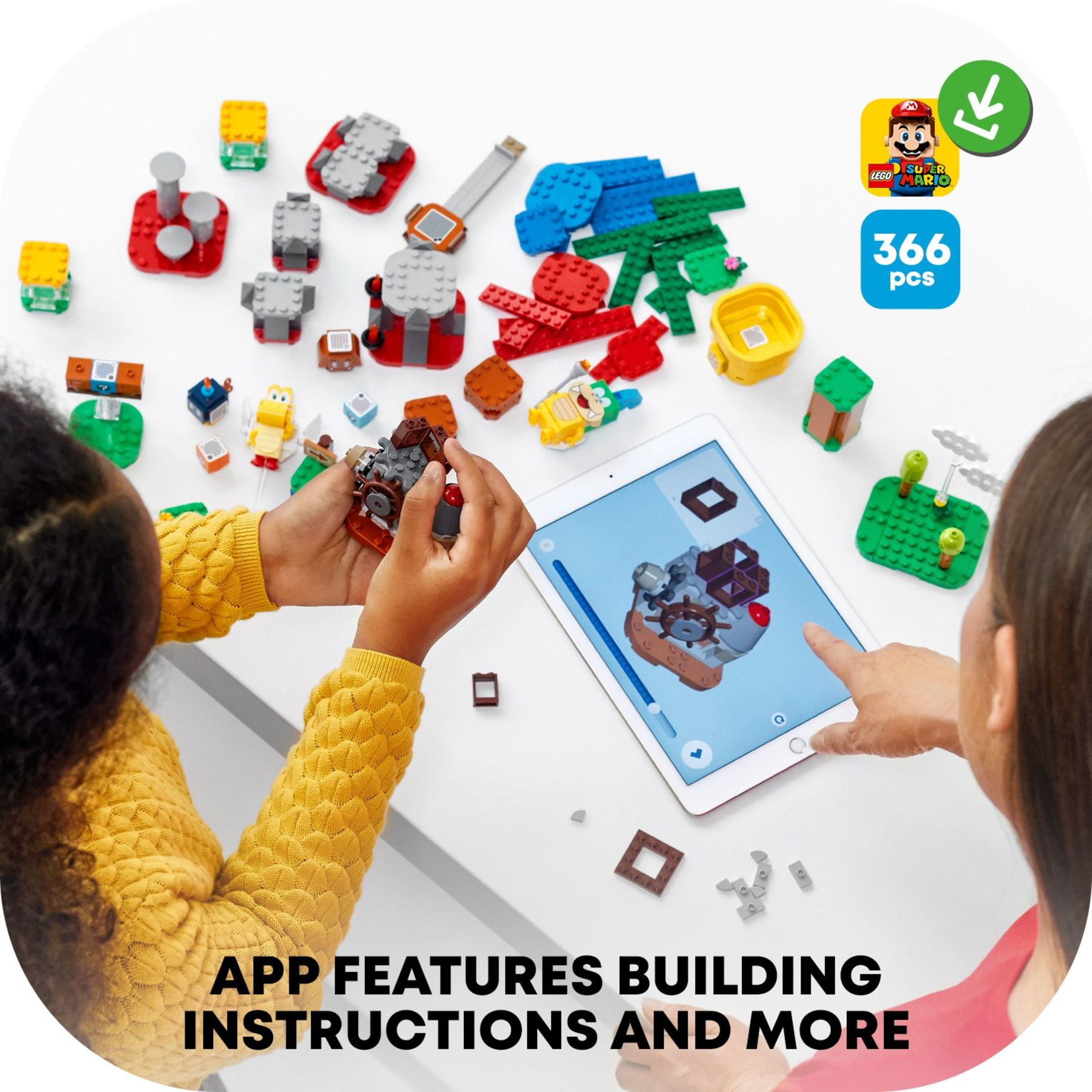 LEGO Super Mario Master Your Adventure Maker Set 71380 Building Kit; Collectible Gift Toy Playset for Creative Kids (366 Pieces) - Image 6