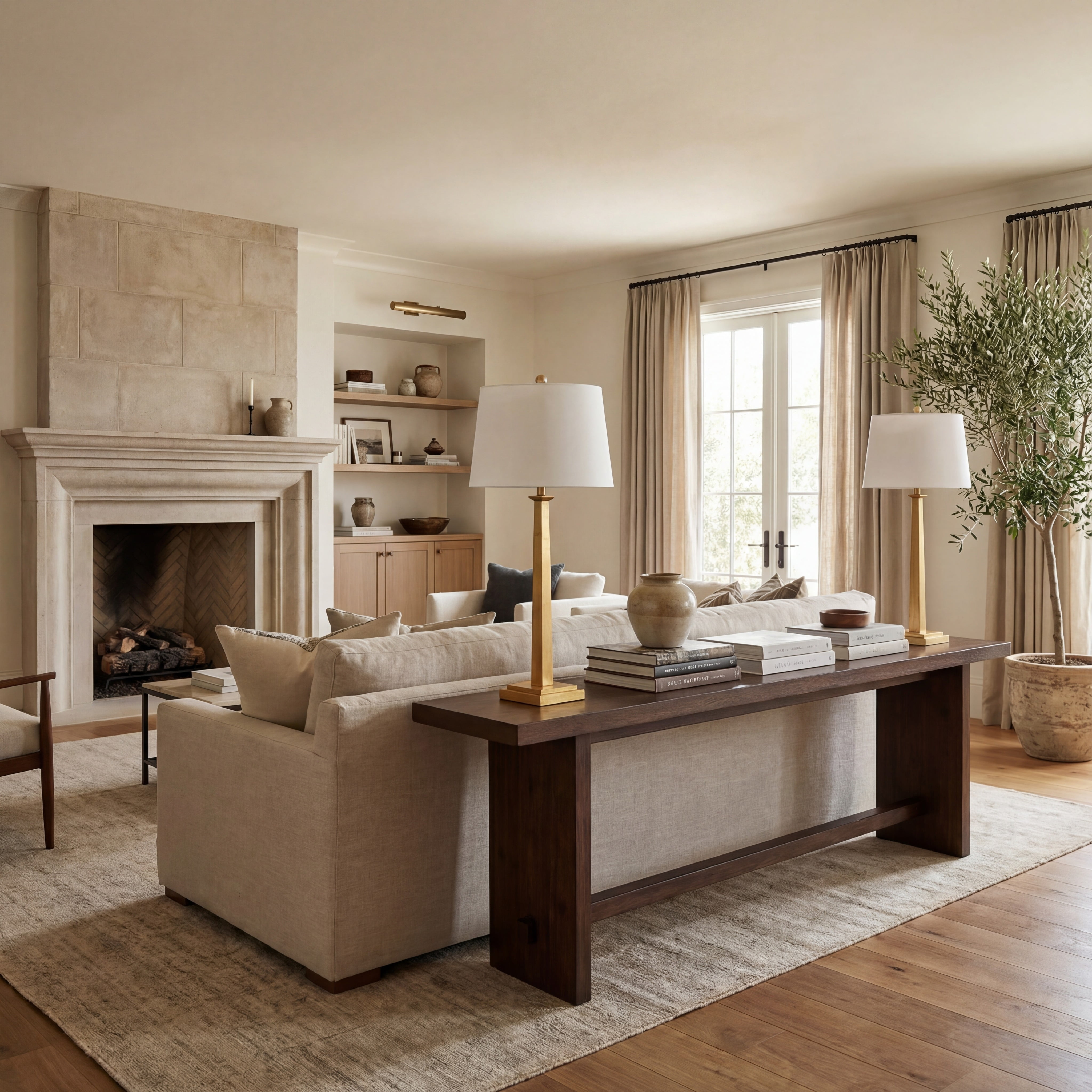 SAFAVIEH Andino Modern 31.5 In. High Table Lamp, Gold, Set of 2 - Image 15