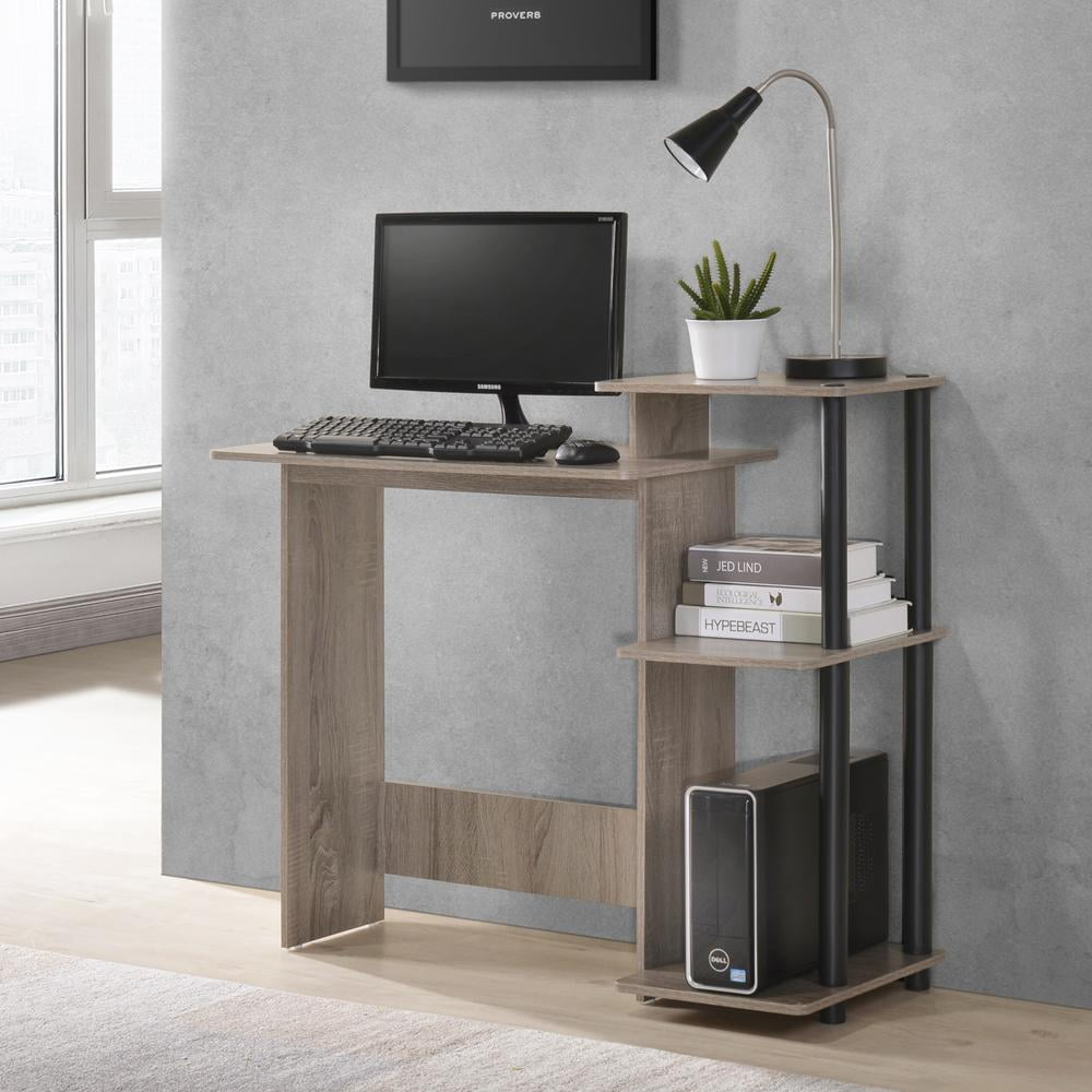 Redmon Multi-Purpose Student Desk 39Wx15.5Dx33.5H, Grey Woodgrain Finish - Image 6