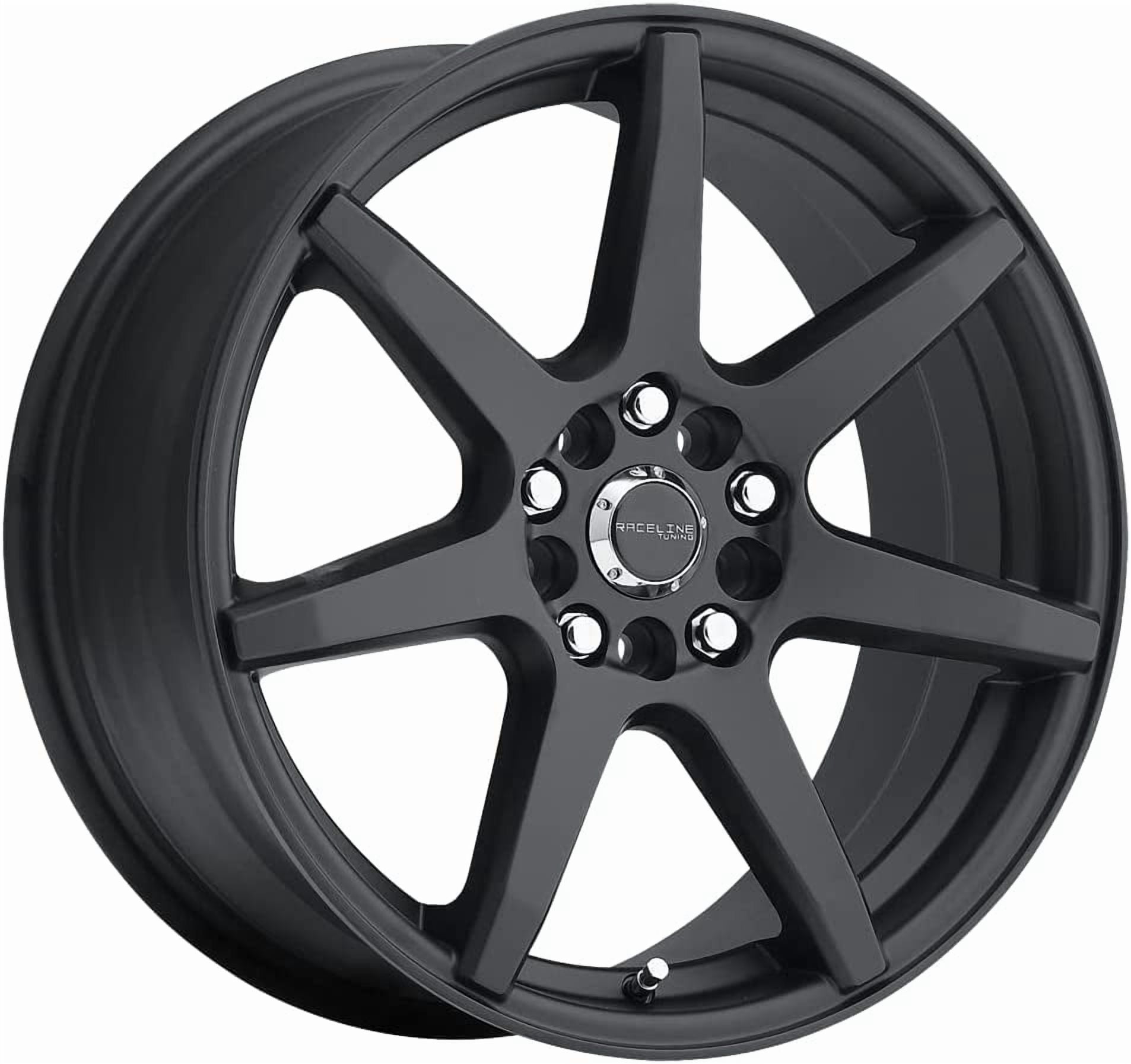 Raceline 131B-EVO 16" Cast Aluminum Wheel, EVO BLACK 16X7 5X100/5X114.3 +40mm Fits select: 2012-2016 HONDA CIVIC LX, 2004-2019 TOYOTA PRIUS - Image 5