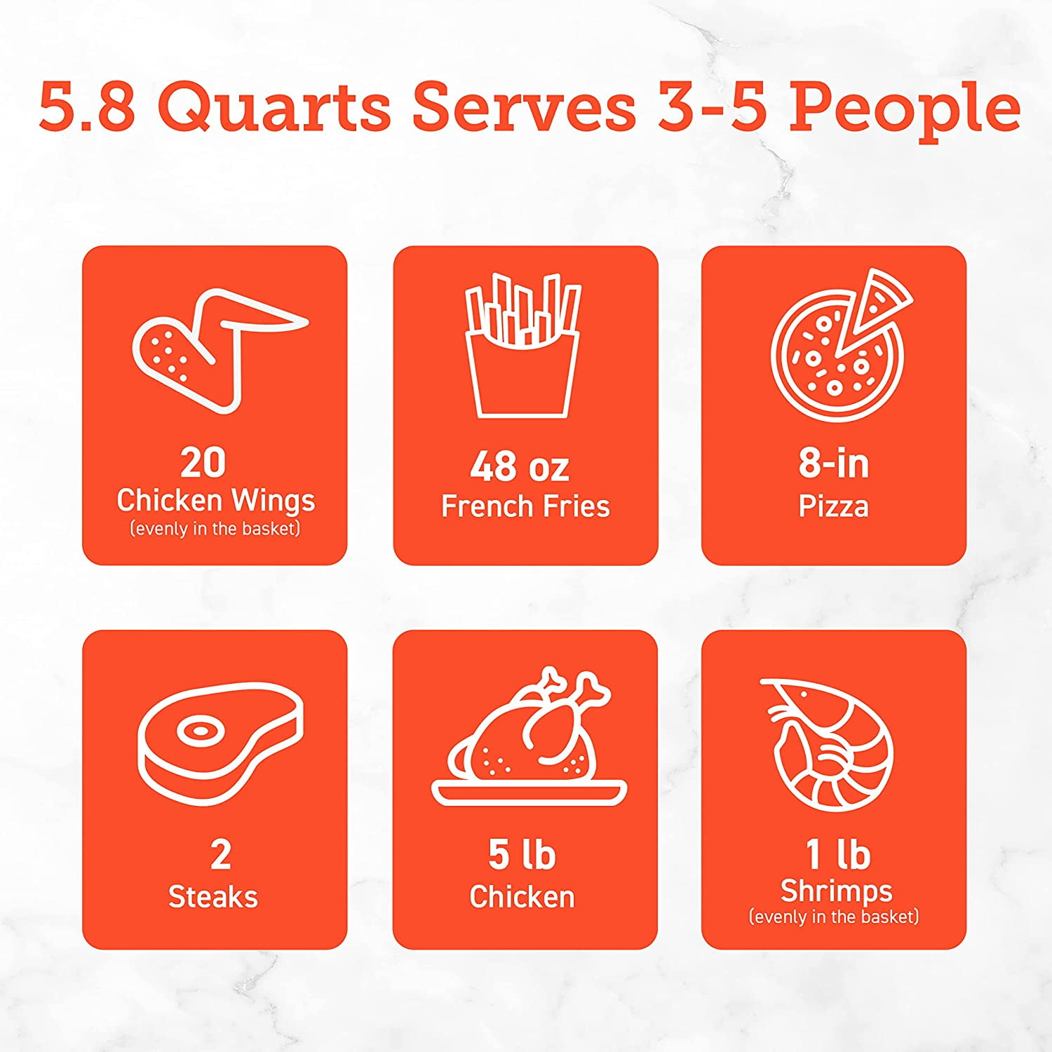 COSORI Pro II 5.8-Quart Smart Air Fryer, 12-in-1, Exclusive Bonus, White - Image 11