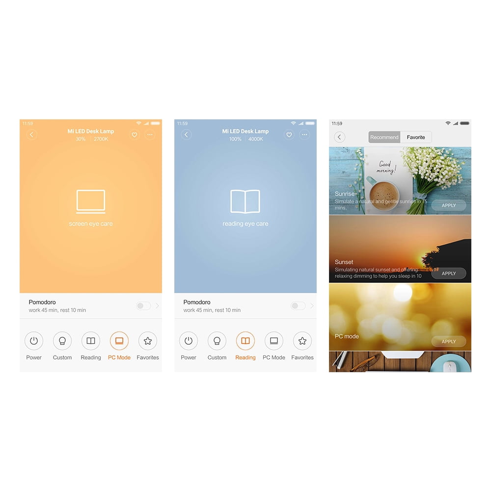 Xiaomi Mi Smart Desk Lamp 14.5” LED 1-Light Tunable White No Hub Required Desk Lamp - Image 10