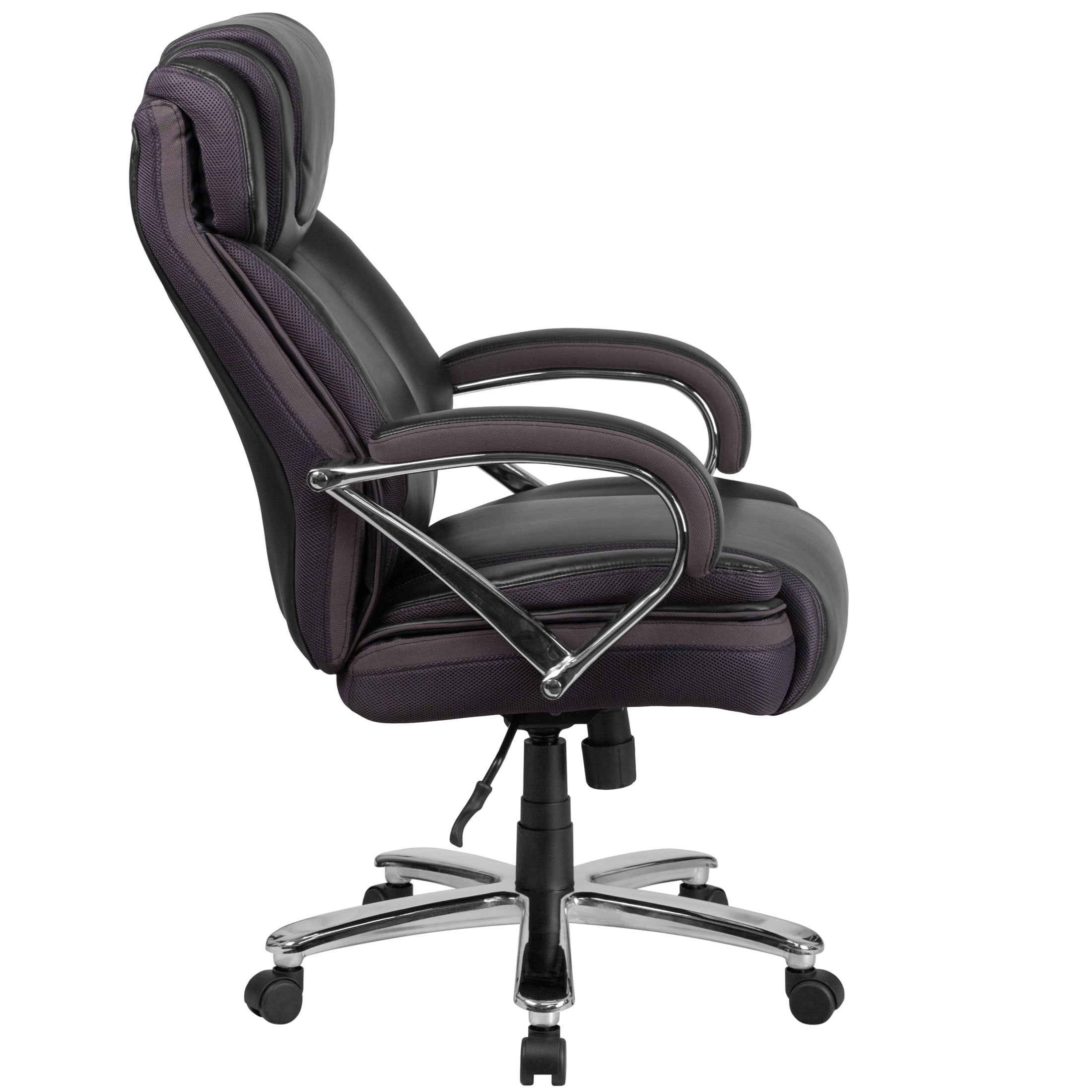 Flash Furniture Hercules Series Big & Tall Ergonomic LeatherSoft Office Chair, Black - Image 5