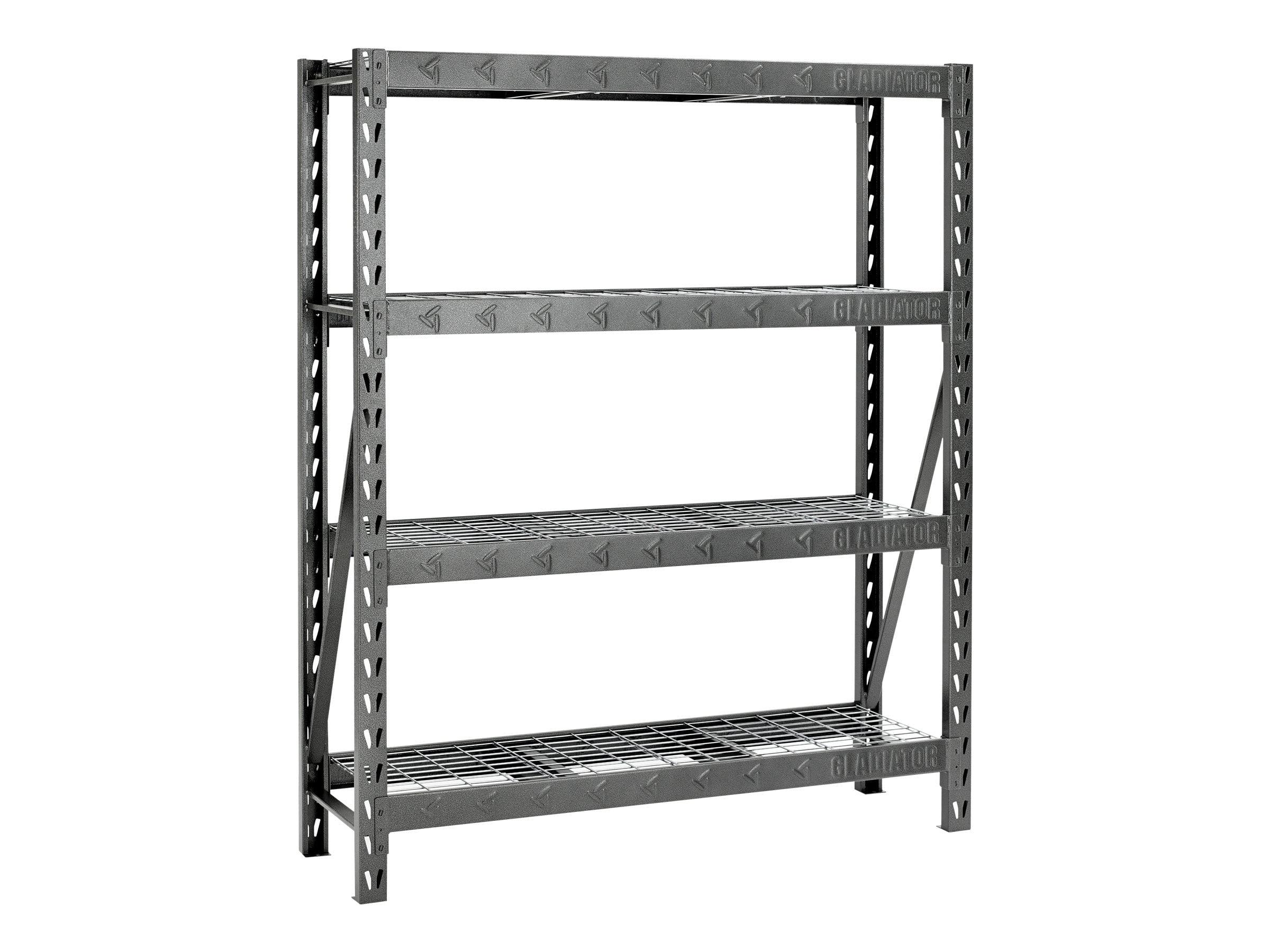 GLADIATOR 60" WIDE HEAVY DUTY RACK WITH FOUR 18" DEEP SHELVES - Image 7