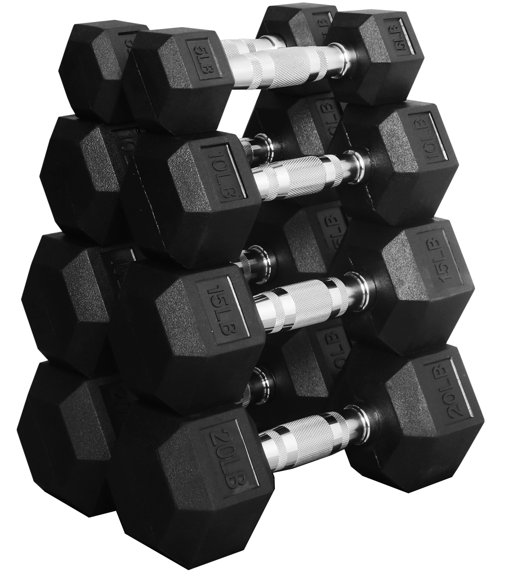 BalanceFrom 150 LB Dumbbell Set, Pair of 5, 10, 15, 20, 25 LBs, Multiple Packages - Image 8