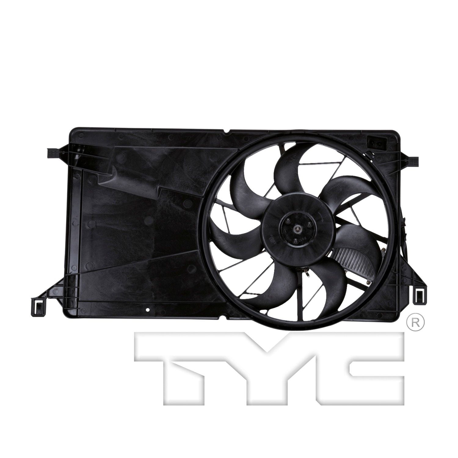 TYC 621270 Radiator and Condenser Fan Assembly Replacement for 04-09 MAZDA 3 Fits 1966 Buick Special - Image 2