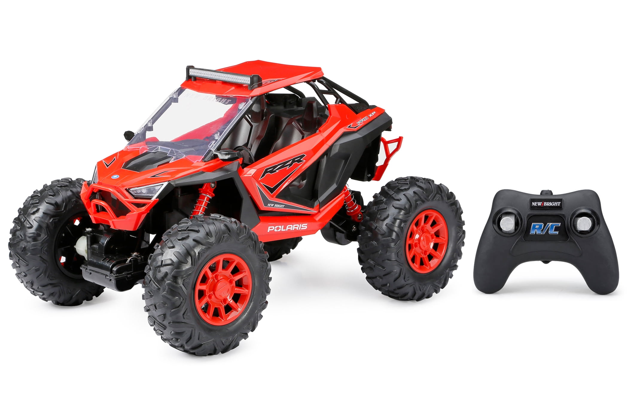 New Bright (1:5) RZR XP Pro Battery Remote Control Red Polaris ATV, 60805-2R Child Tween - Image 3