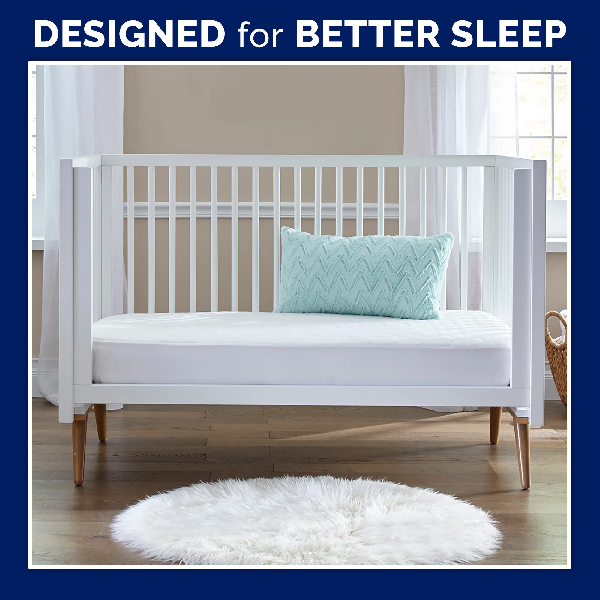 Kolcraft Fresh Start Premium Foam Baby Crib Mattress and Toddler Mattress - Image 7