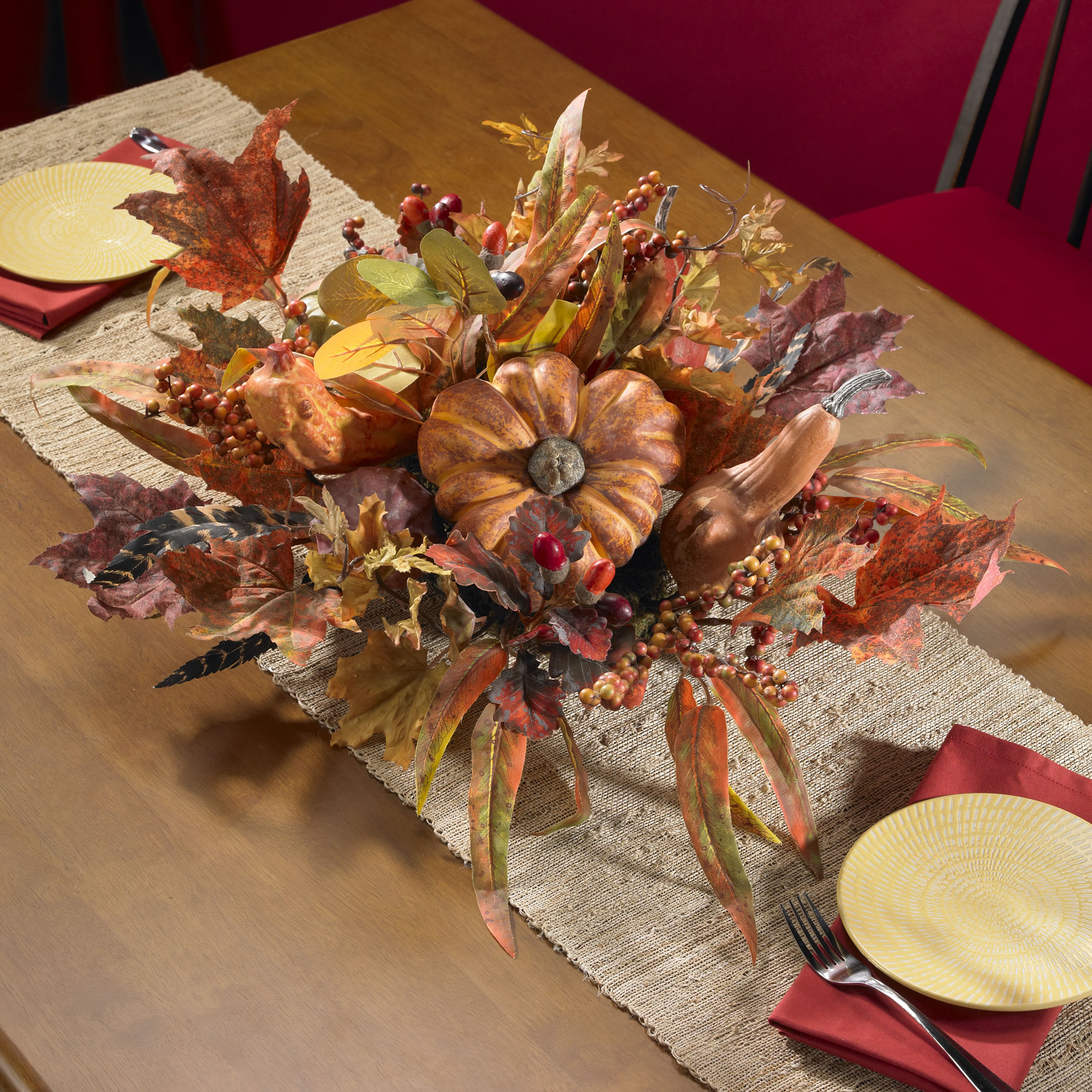 Nearly Natural Harvest Centerpiece - Image 7