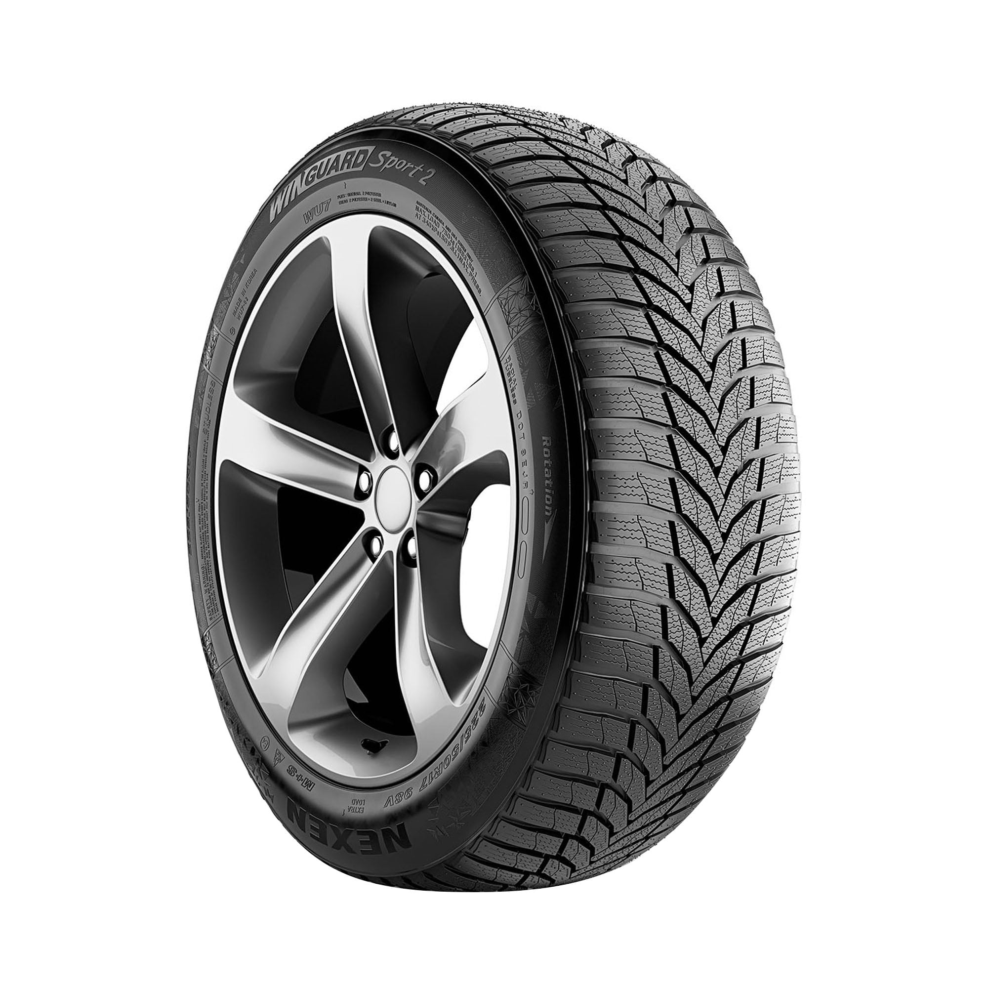 Nexen Winguard Sport 2 Winter 255/35R19 96V XL Passenger Tire - Image 5