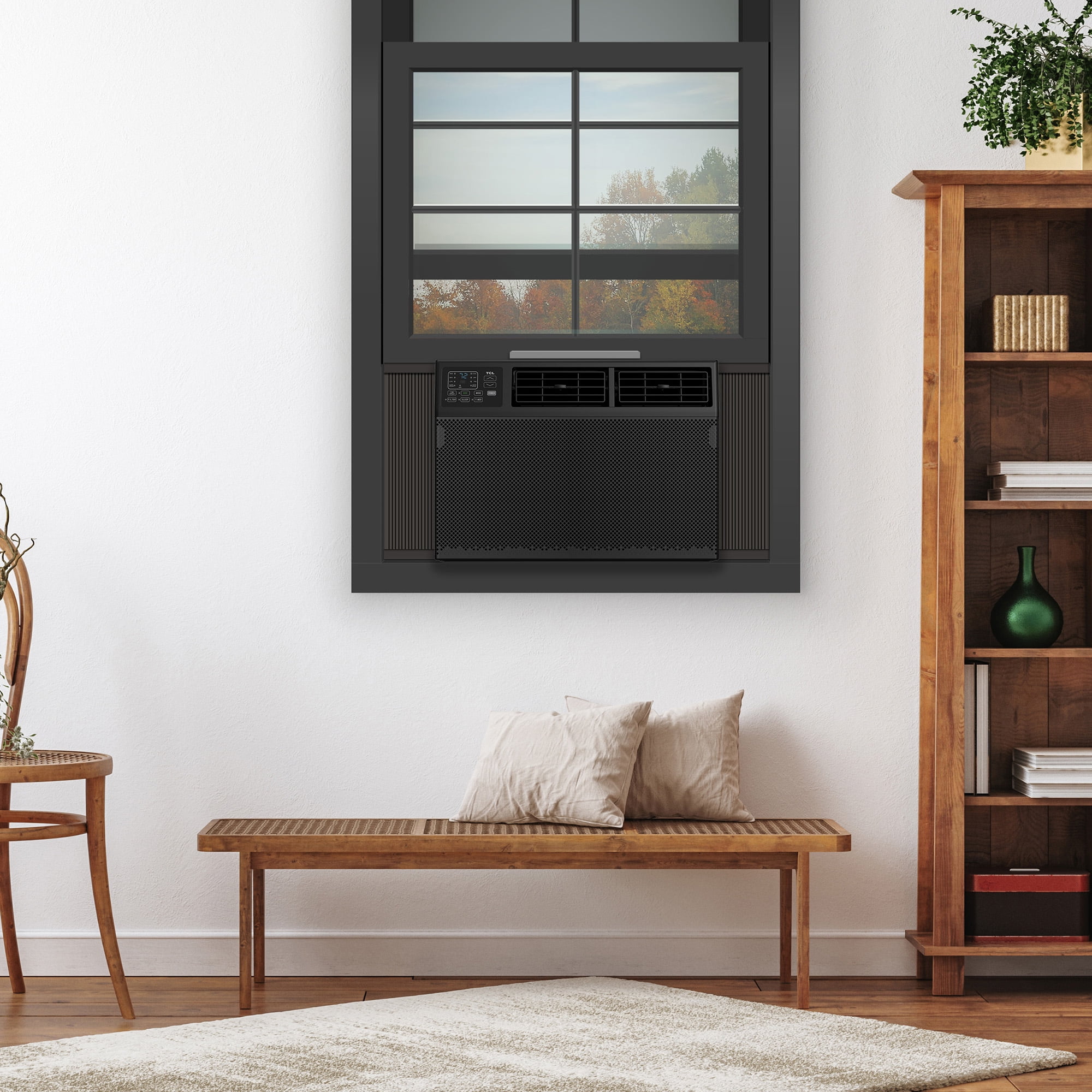 TCL 10,000 BTU Smart Window Air Conditioner, Fan & Dehumidifier, 450 Sq. Ft., Remote Control, Works with Alexa/Google Assistant, Black, W10W92-B4 - Image 13