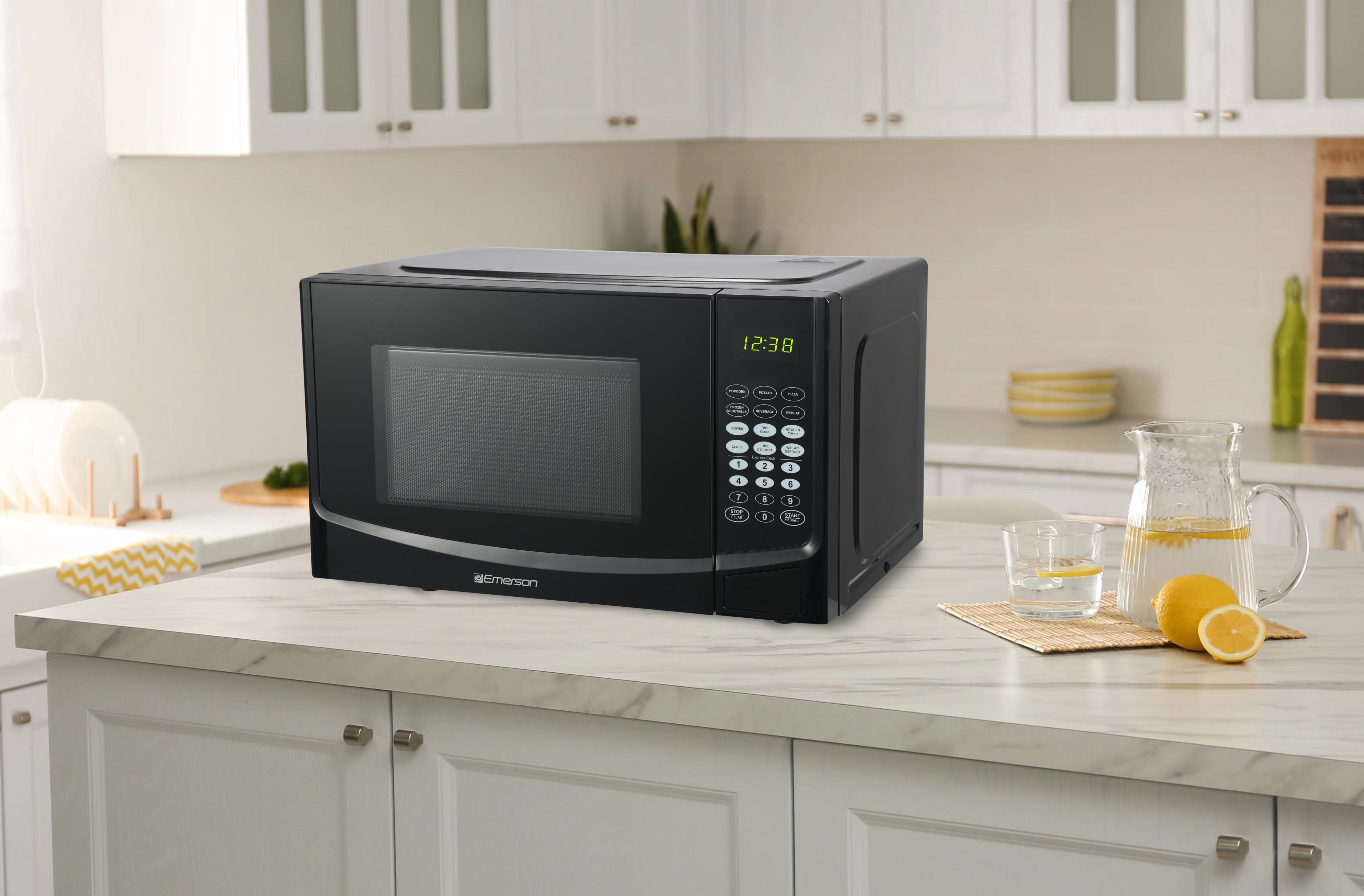 Emerson 0.9 Cu Ft 900 Watt, Touch Control Microwave Oven, Black - MW9255B - Image 4