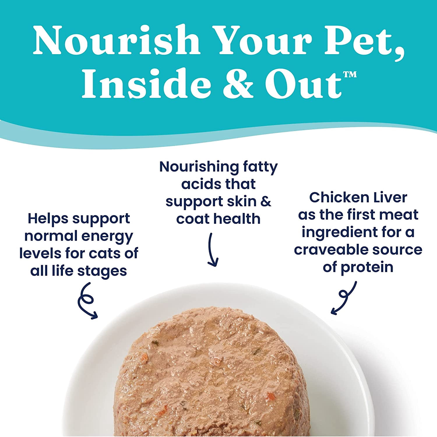 Solid Gold Wet Cat Food Pate for Adult & Senior Cats - Real Chicken Liver & Coconut Oil - Tropical Blendz Grain Free Wet Cat Food for Healthy Digestion, Skin, Coat & Sensitive Stomach - 16ct/6oz Can - Image 3