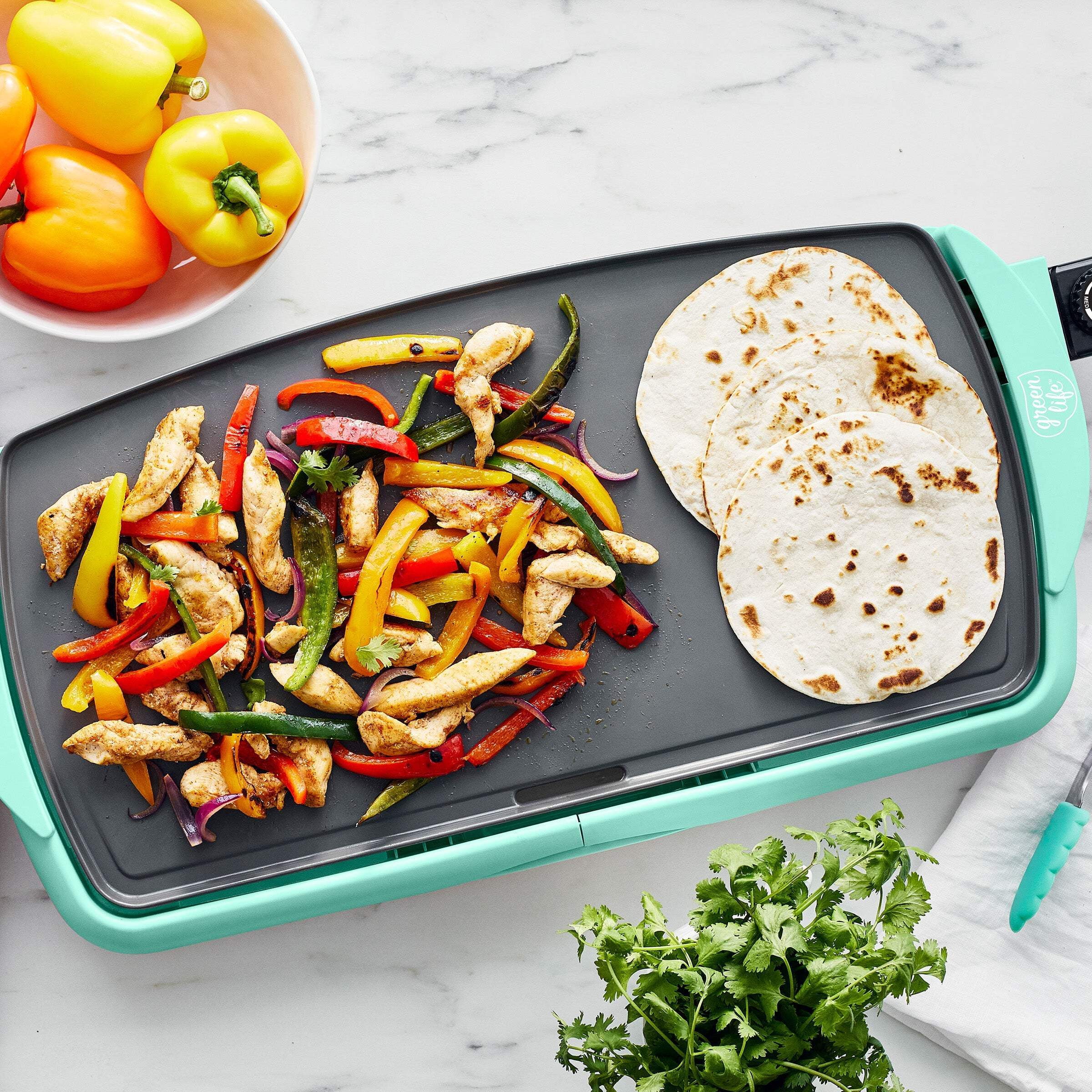 GreenLife Healthy Griddle XL | Turquoise - Image 4