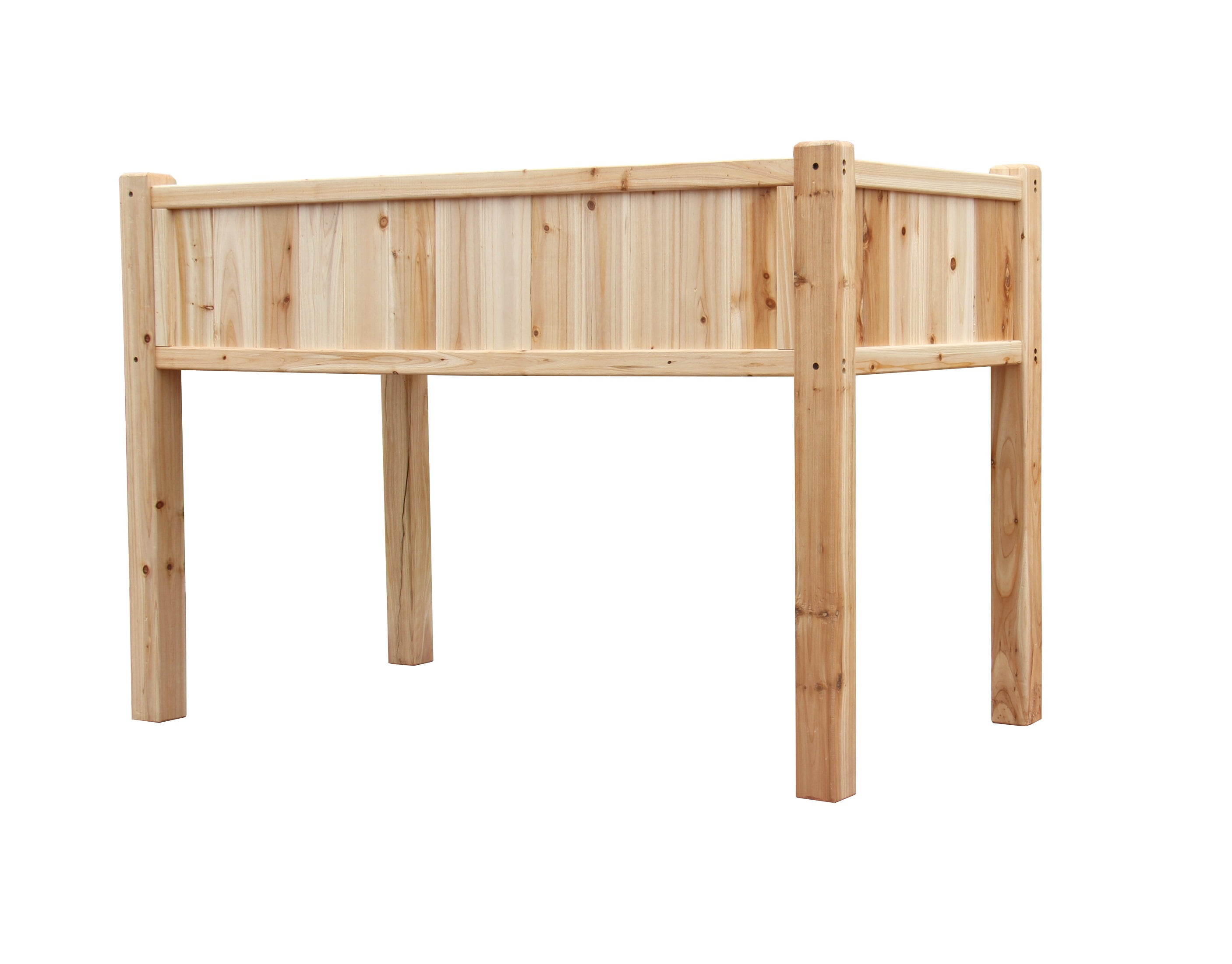 Timber Valley Cedar Wood Elevated Garden Bed Raised Planter with Thick Legs - Image 3