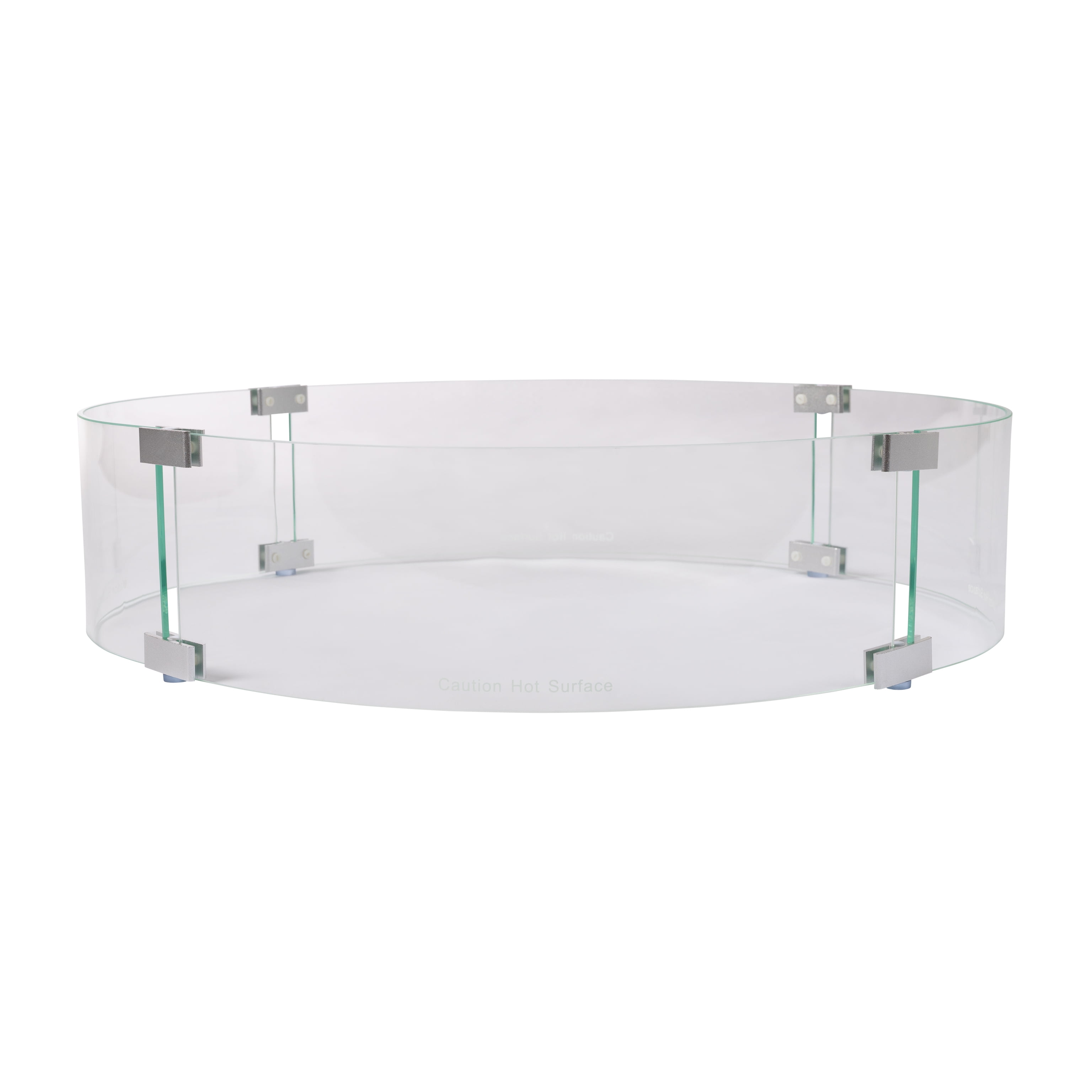 Fire Sense Tempered Glass Wind Guard for Round LPG Fire Pits - Image 9