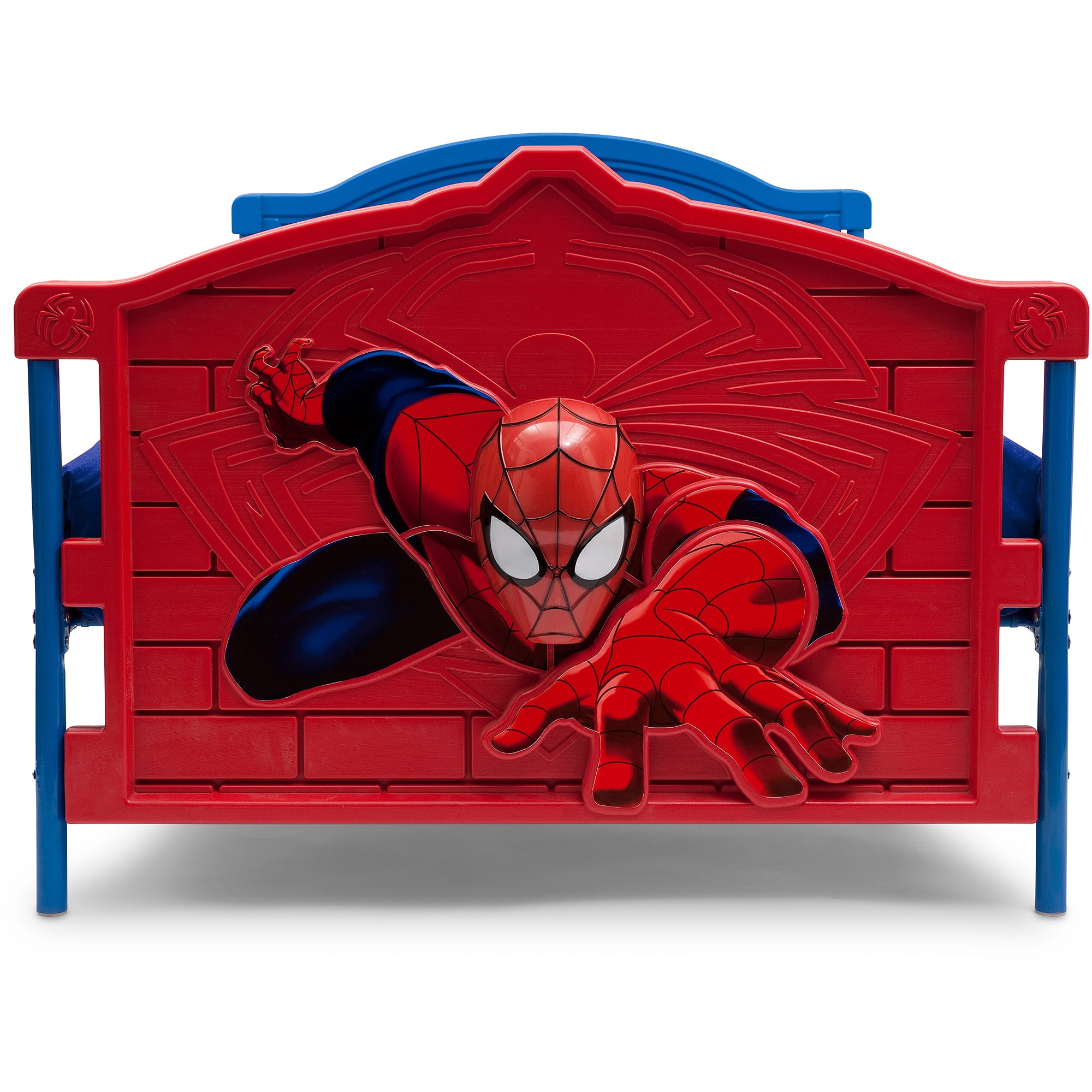 Delta Children Marvel Spider-Man 3D Plastic Twin Bed, Red - Image 3